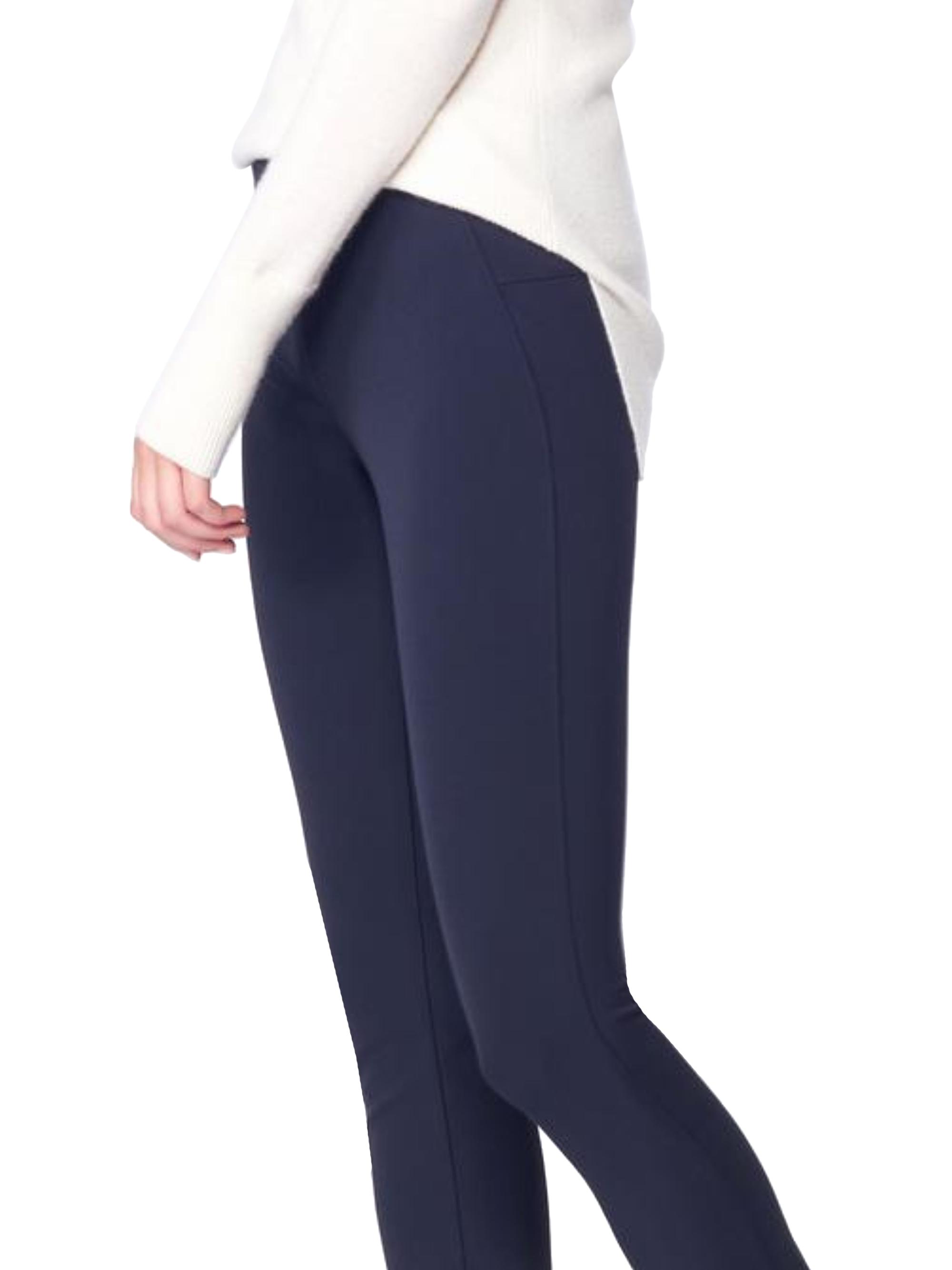 Veronica Beard Women's Core Zip-Back Scuba Pants - Navy | Thumbnail 5