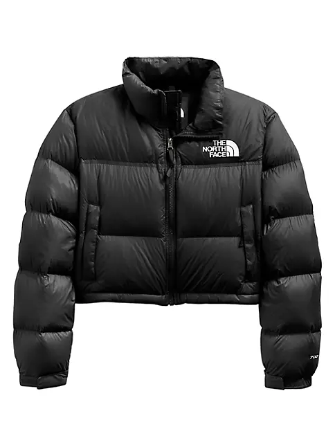 Shop The North Face Nuptse Down Cropped Puffer Jacket