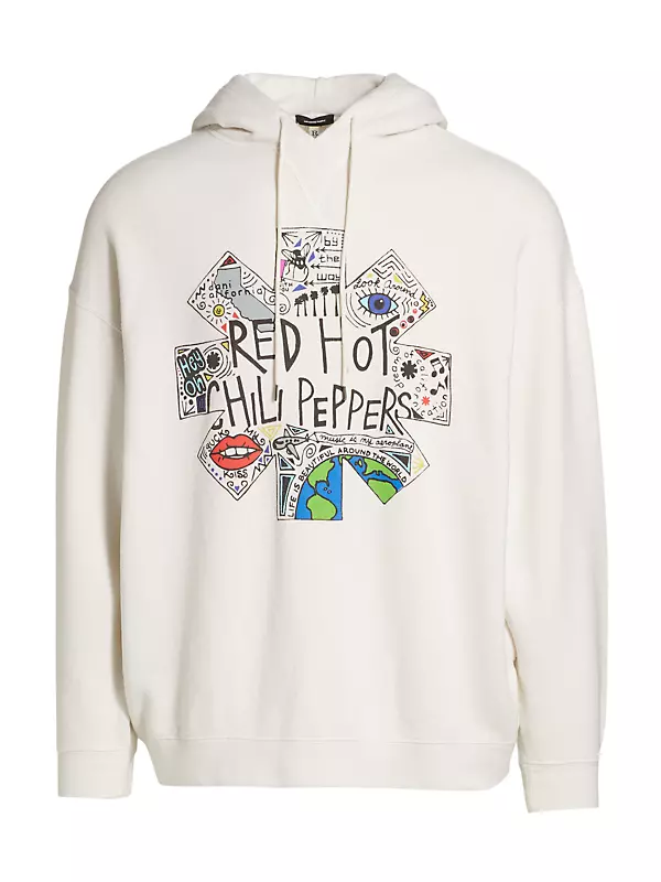 Shop R13 Red Hot Chilli Peppers Oversized Hoodie | Saks Fifth Avenue