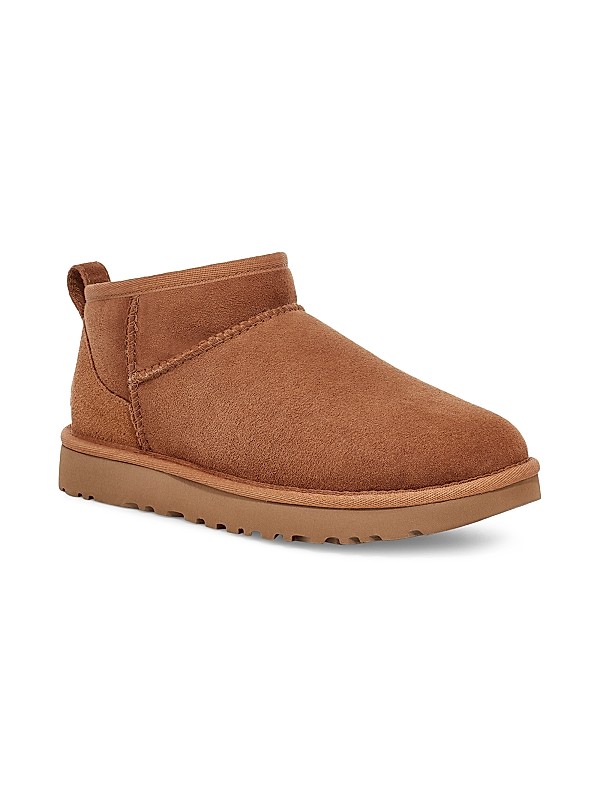 Shop UGG Classic Ultra Mini Sheepskin Ankle Boots | Saks Shop UGG Classic Ultra Mini Sheepskin Ankle Boots | Saks