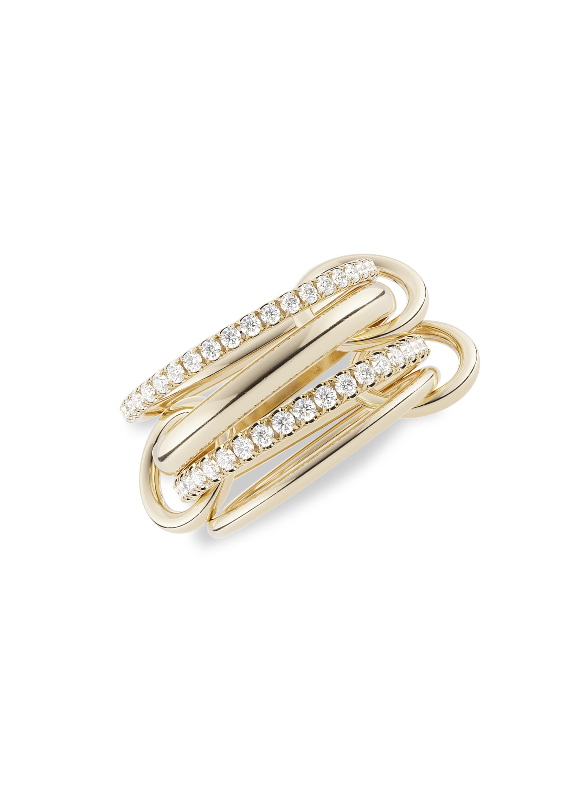 Spinelli Kilcollin Women's Galaxy Polaris 18K Yellow Gold & Diamond Ring - Yellow Gold