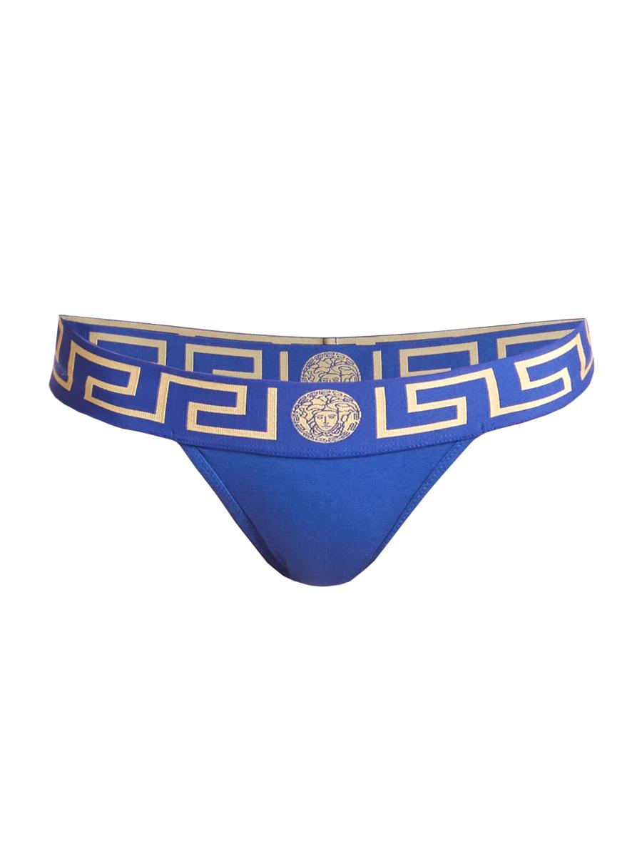 Versace Greca Border Thong | Saks Fifth Avenue
