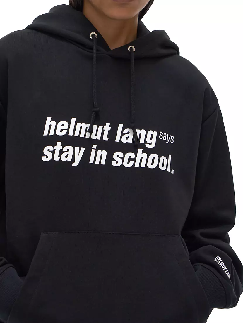 Shop Helmut Lang School Graphic Hoodie | Saks Fifth Avenue