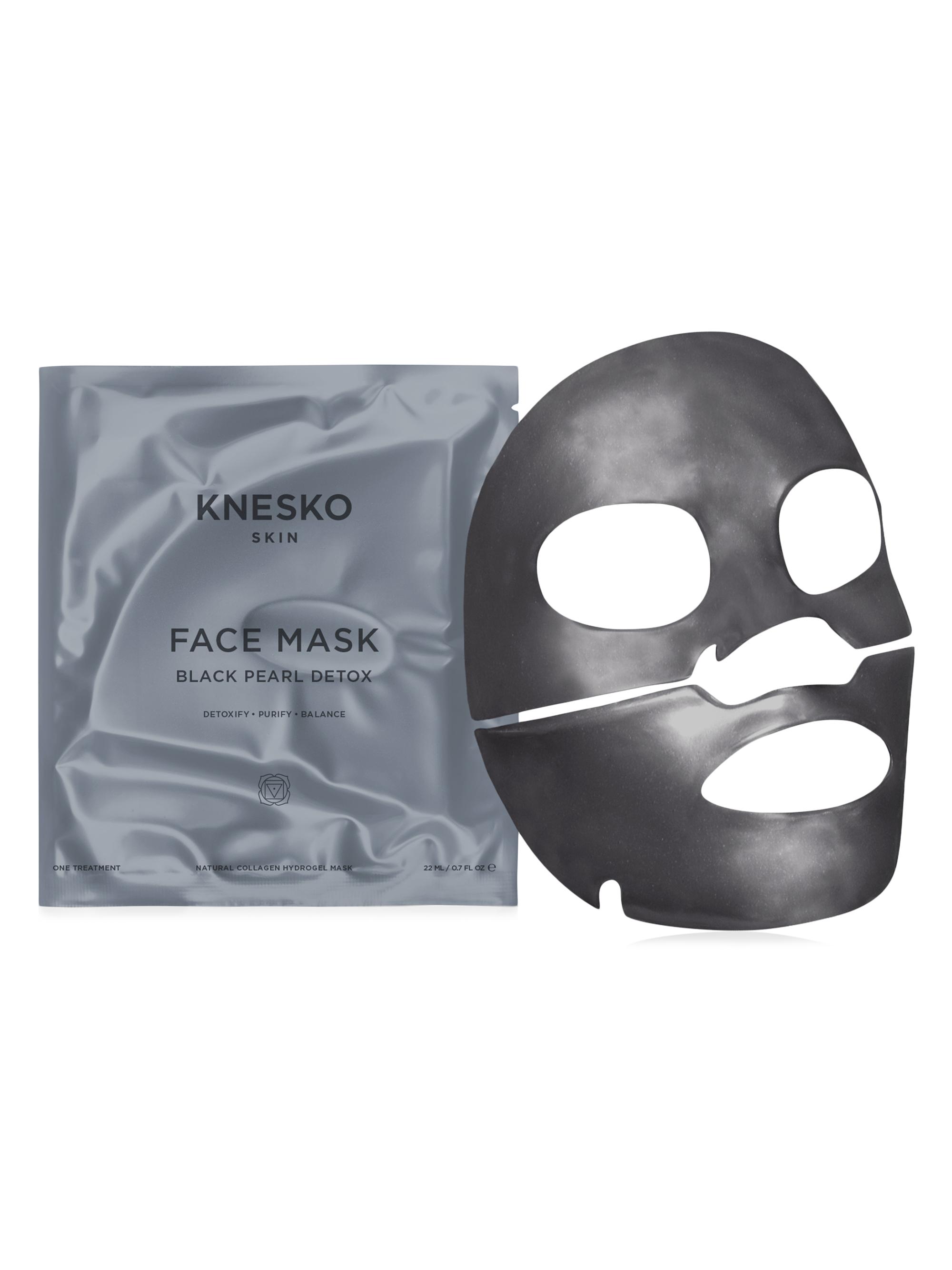 Knesko Women's Black Pearl Detox 4-Treatment Face Mask Kit