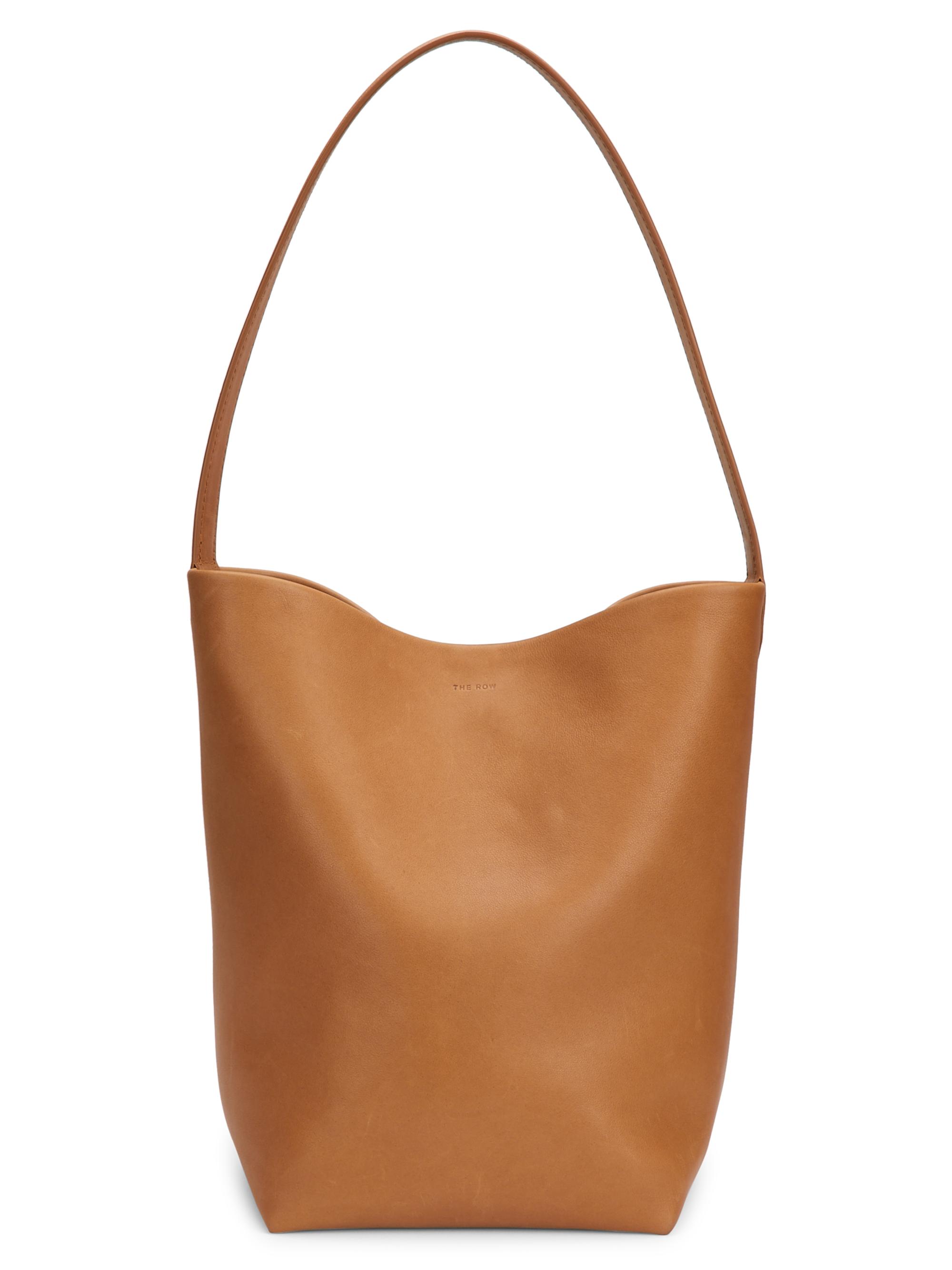 ザ・ロウ ミディアム N/S Park Tote バッグ Medium N/S Park Tote Bag Tan in Leather – The Row