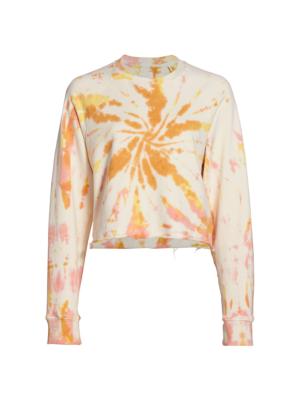 AMIRI Tie Dye Crewneck White/Orange/Blue