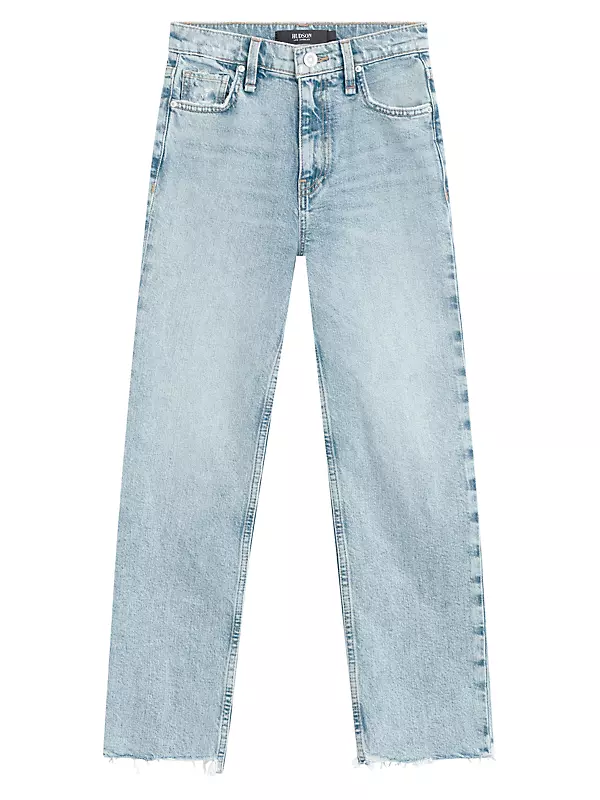 Remi High-Rise Straight Cropped Jeans
