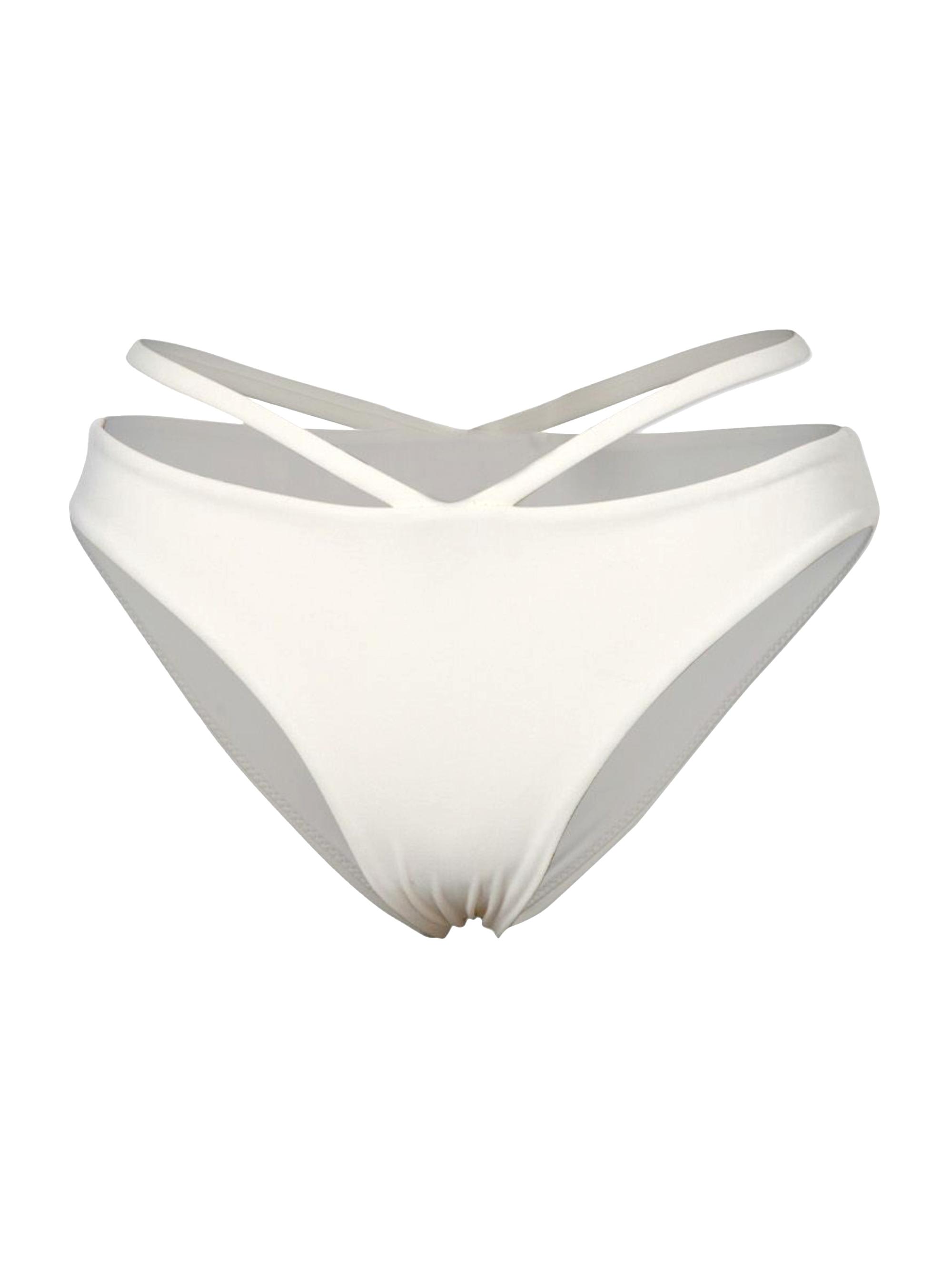 SIMKHAI Women's Emmalynn Strappy Bikini Bottom - Ecru