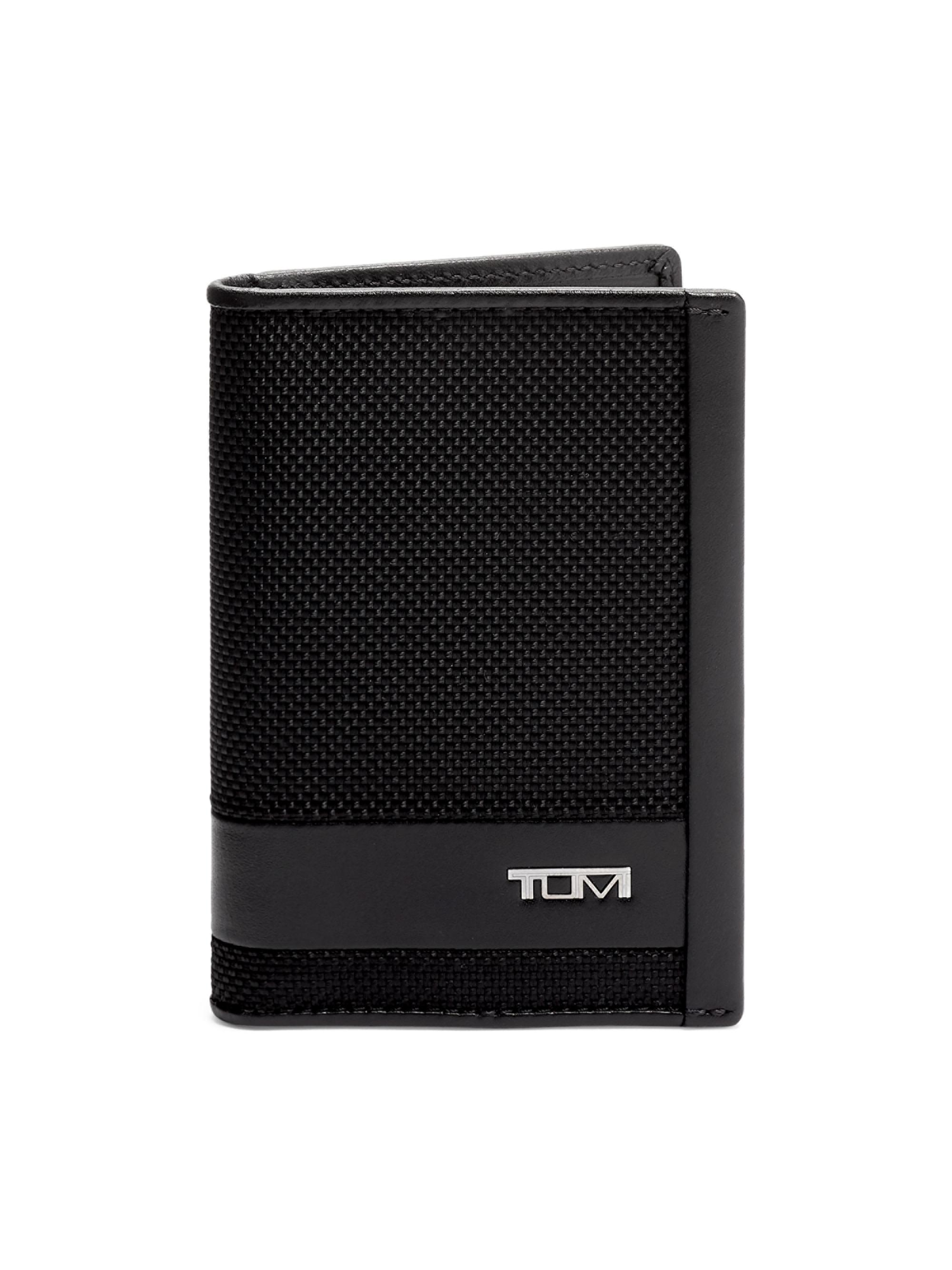 TUMI Men's Alpha SLG Multi-Window Card Case - Black