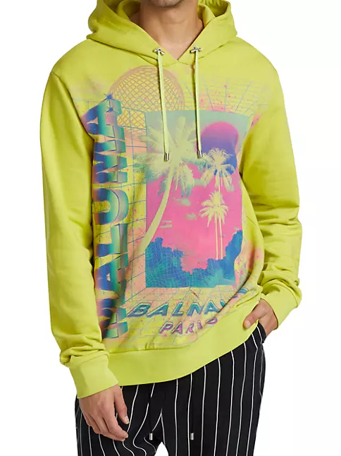 Sweatshirts & Sweaters Balmain - Zipped monogram hoodie with