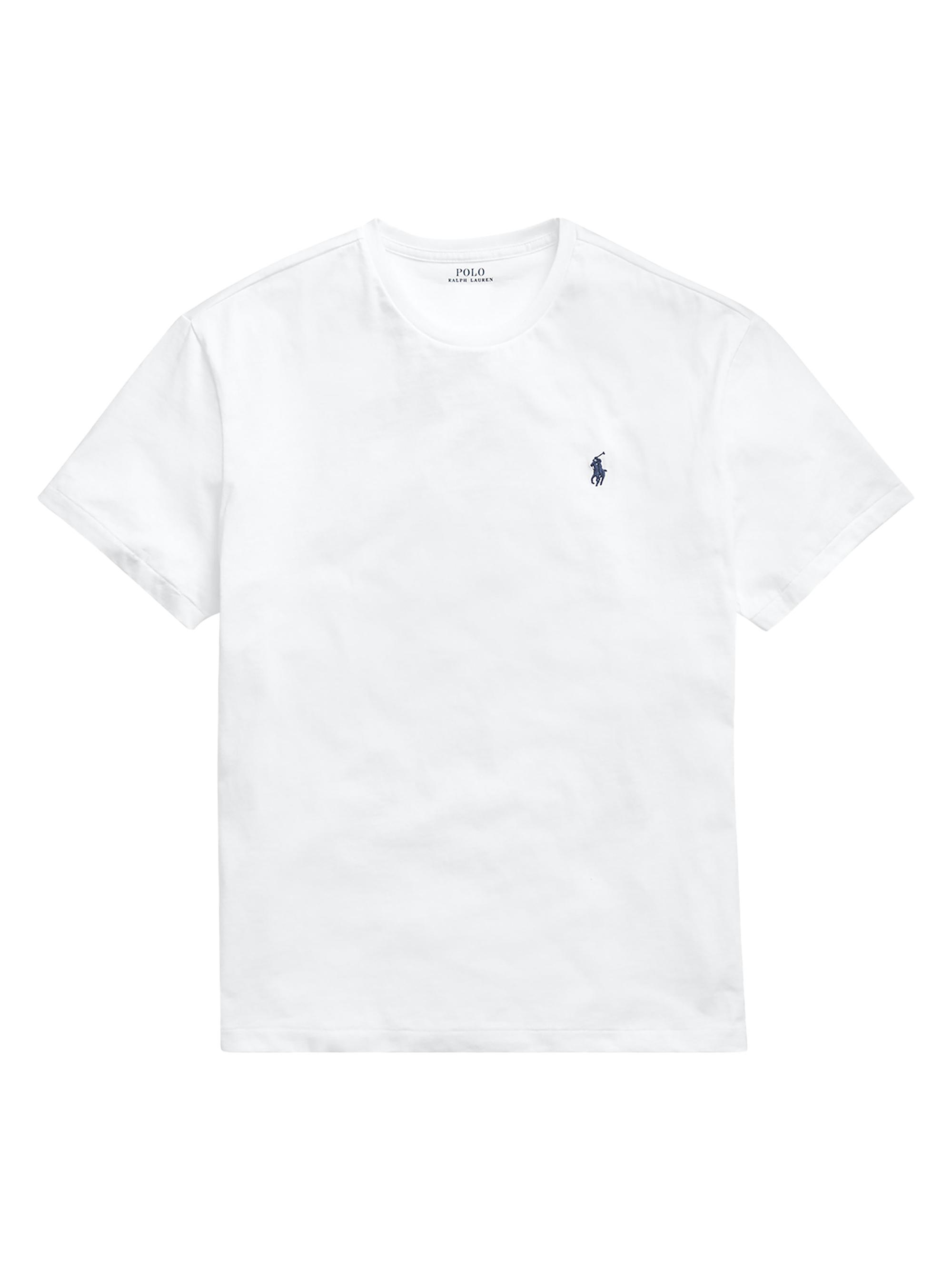 Polo Ralph Lauren Men's Jersey Crewneck Classic-Fit T-Shirt - White