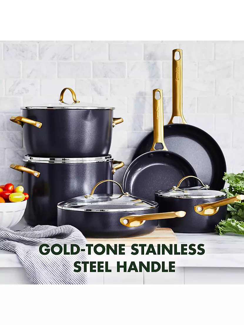 I Bought the Food Network Ceramic 10 Piece Cookware Set in Bronze!