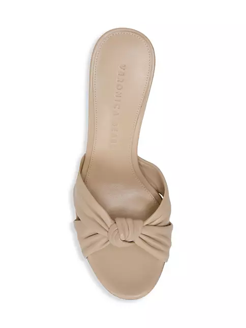 Veronica Beard Ganita Leather Sandal | Nude