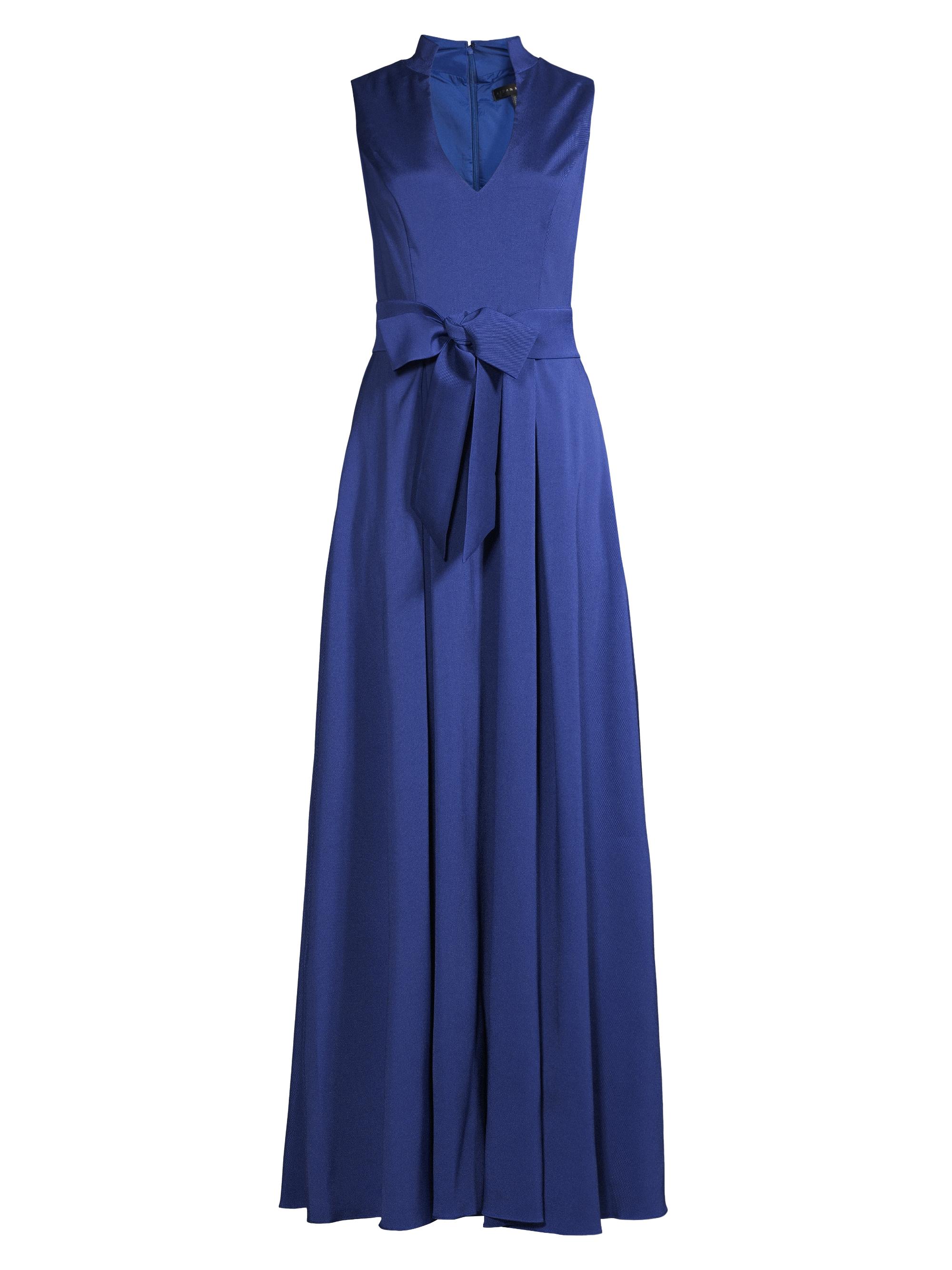 Aidan Mattox Belted High-Low Wrap Gown | Saks Fifth Avenue