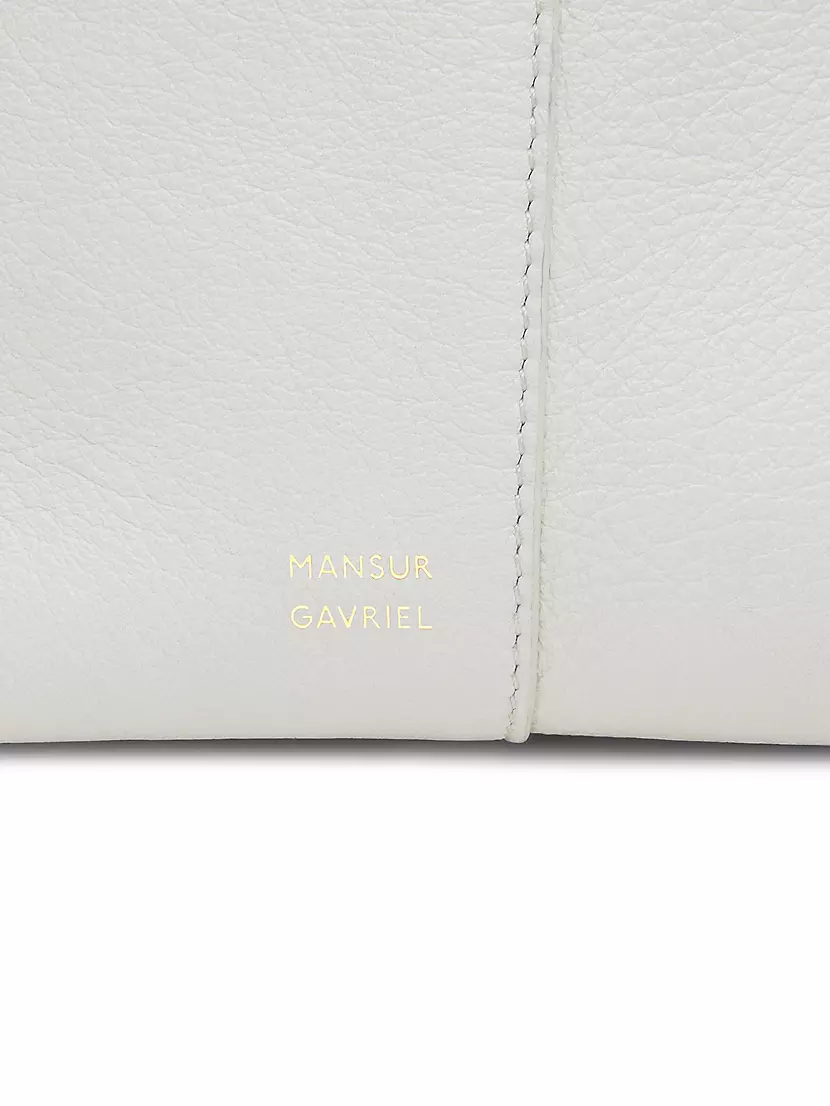 Buy MANSUR GAVRIEL Mini Tulipano Leather Tote - Marigold At 62% Off