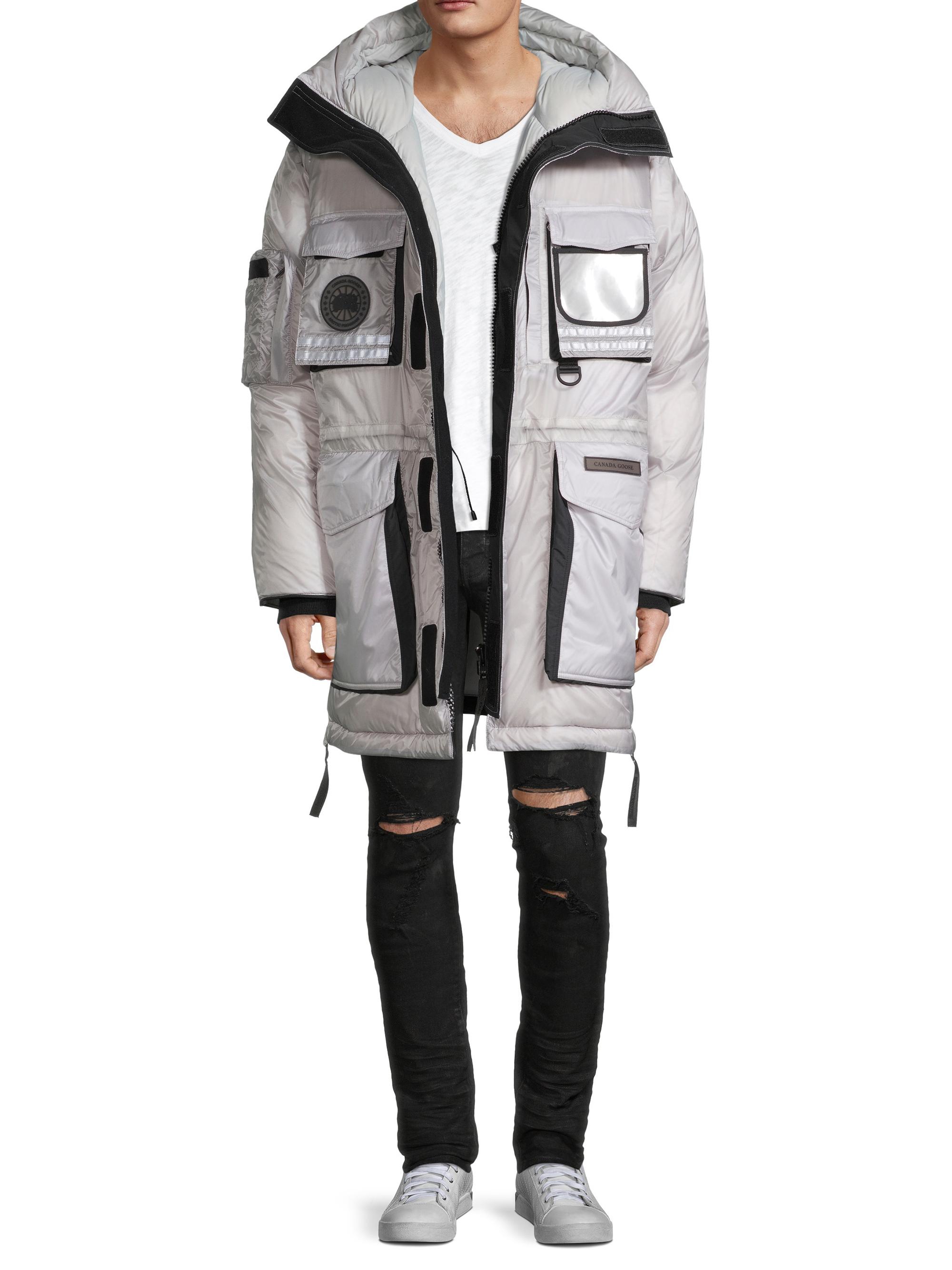 グレー スノージャケット phenix/WINDSTOPPER(R) PRODUCTS by GORE-TEX LABS キルティングダウン