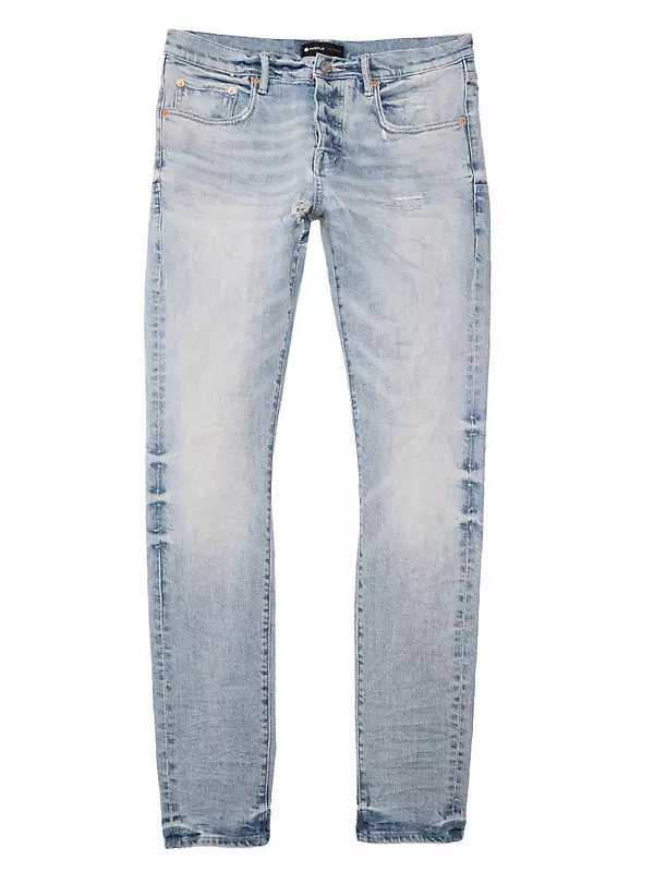 Shop Purple Brand P001 Low-Rise Skinny Jeans