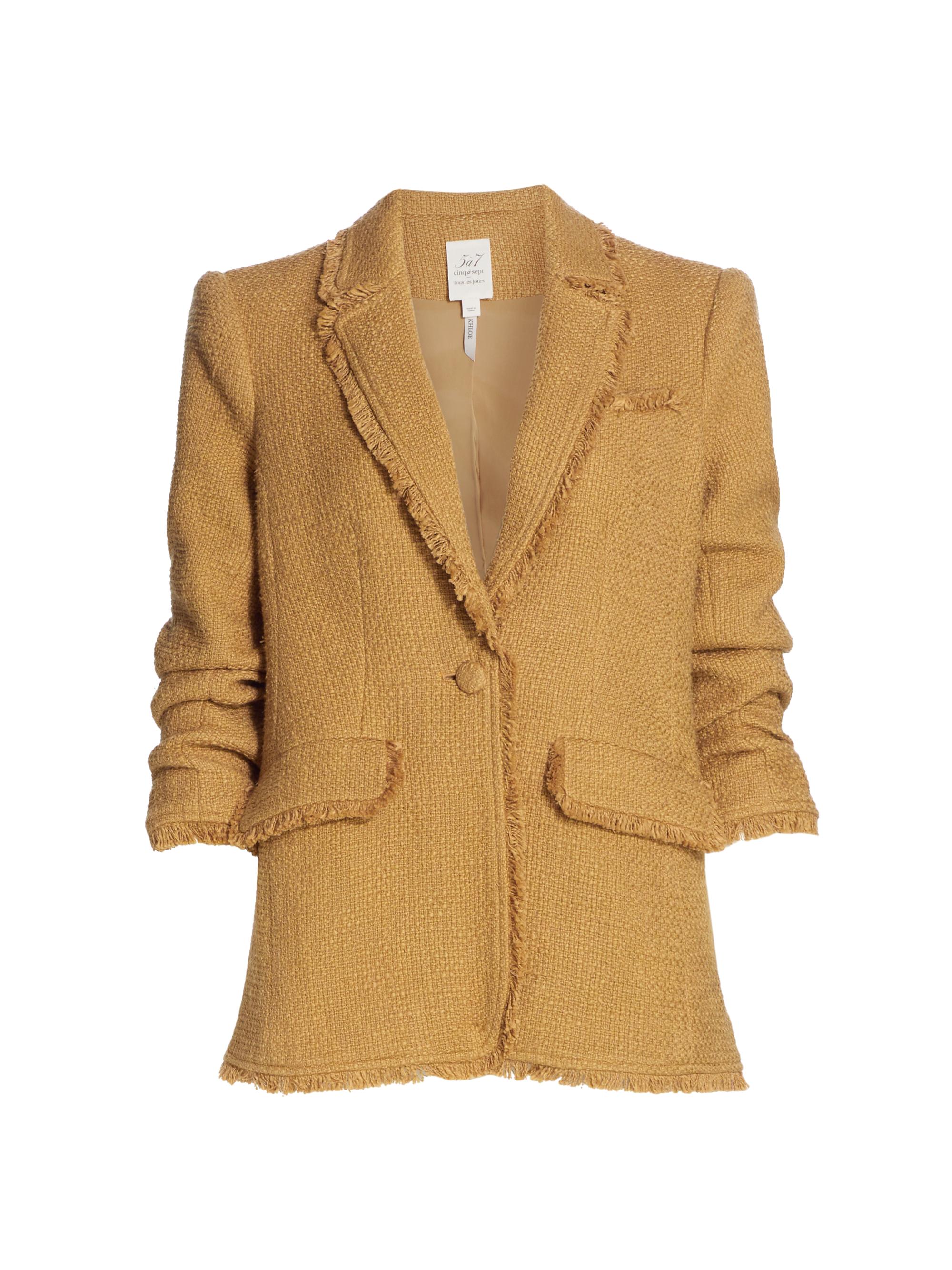 Cinq à Sept Women's Khloe Boucle Blazer - Sahara