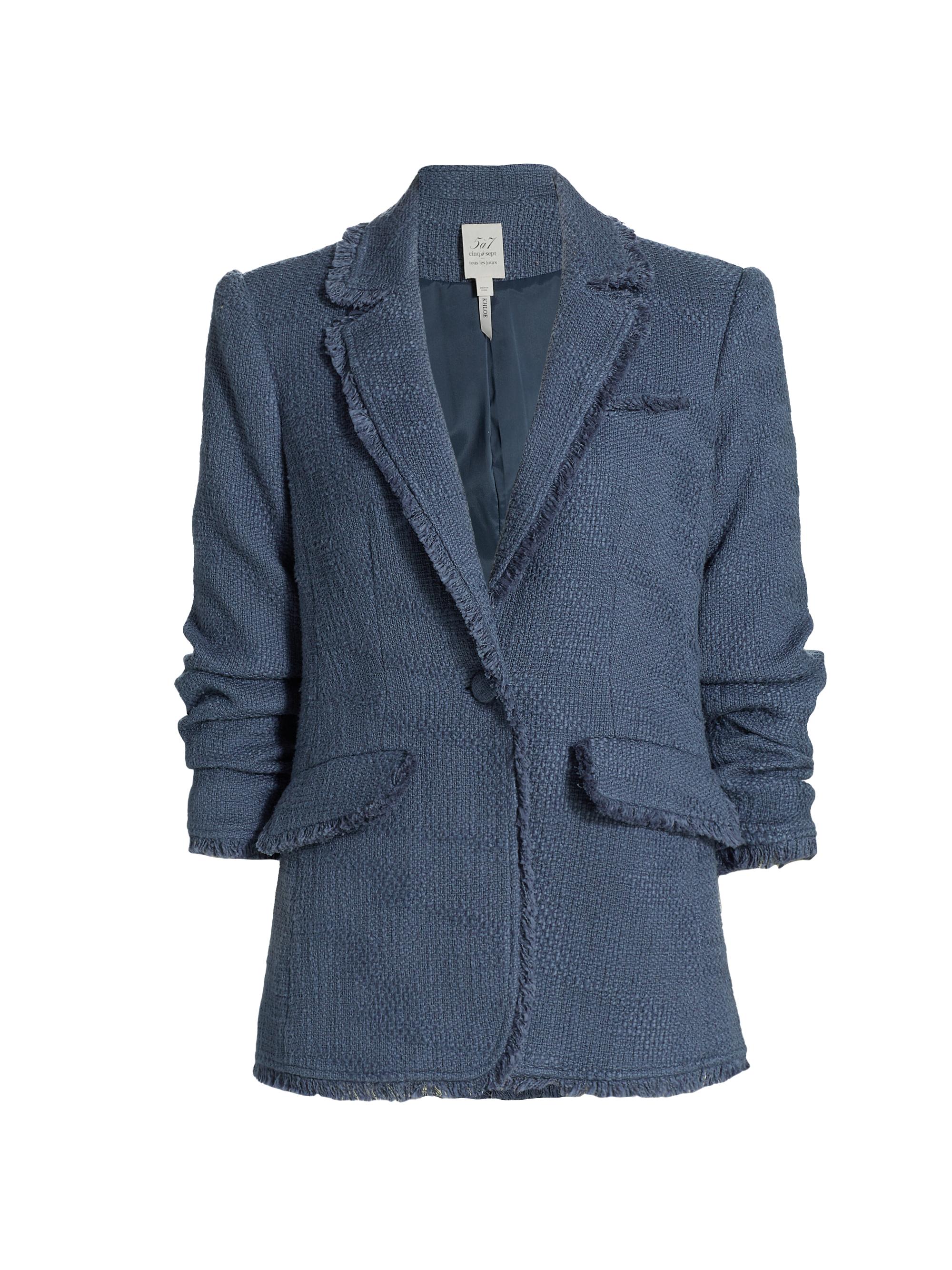 Cinq à Sept Women's Khloe Boucle Blazer - Shadow