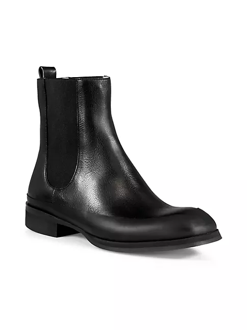 Dior Garden Lace Up Ankle Boots Black Rubber Men's
