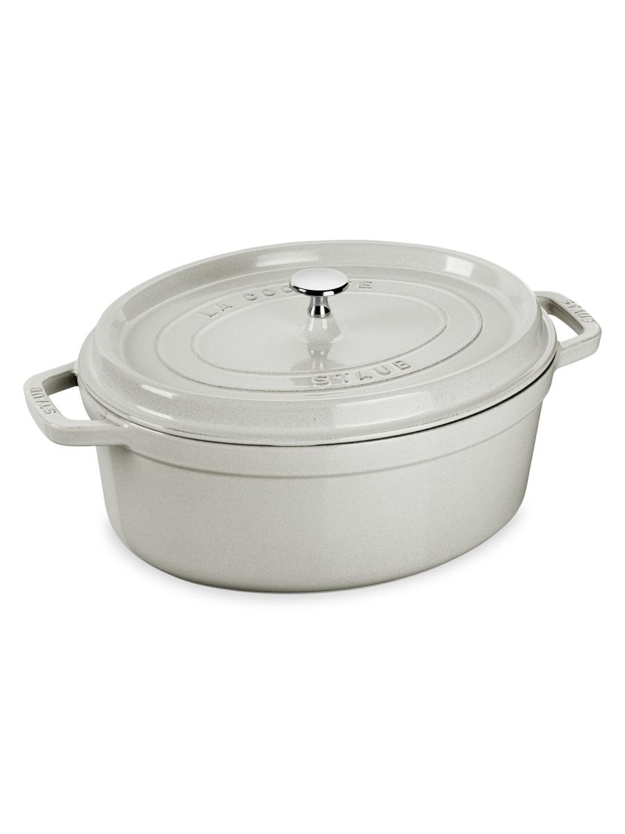 Staub 7-Quart Cast Iron Oval Cocotte | Saks Fifth Avenue