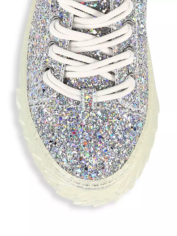 Glitter Low-Top Sneakers