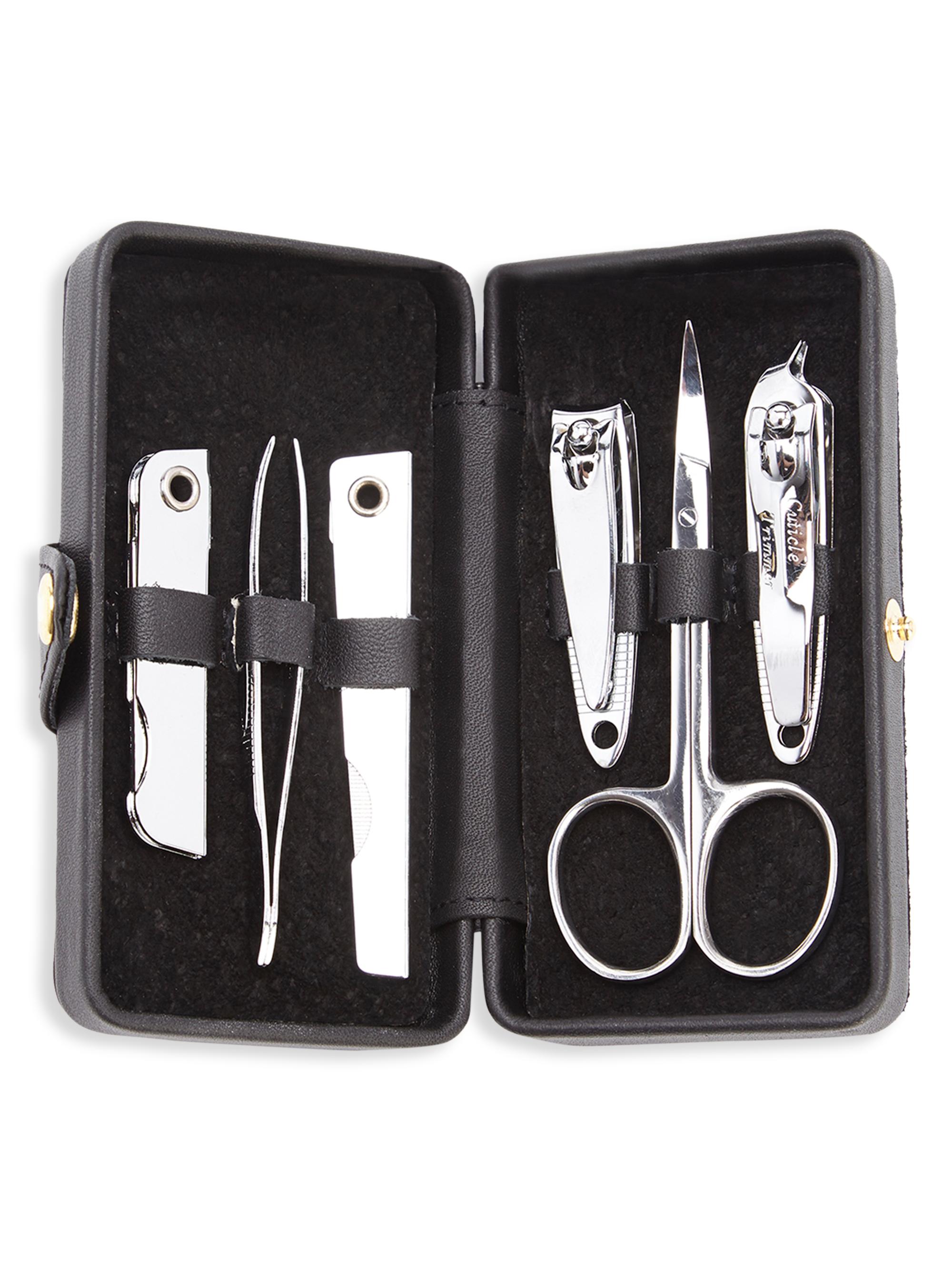 Royce New York Leather Manicure Grooming Kit | Saks Fifth Avenue