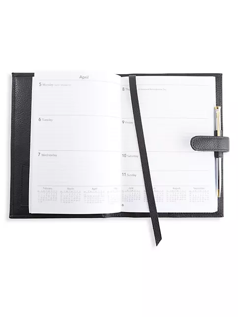 Exaclair B2B #2132Q5 Quo Vadis 2022 Notor Daily Planner 12 Months, Jan. to  Dec. 4 3/4 x 6 3/4 Smooth Faux Leather Soho Sapphire Blue