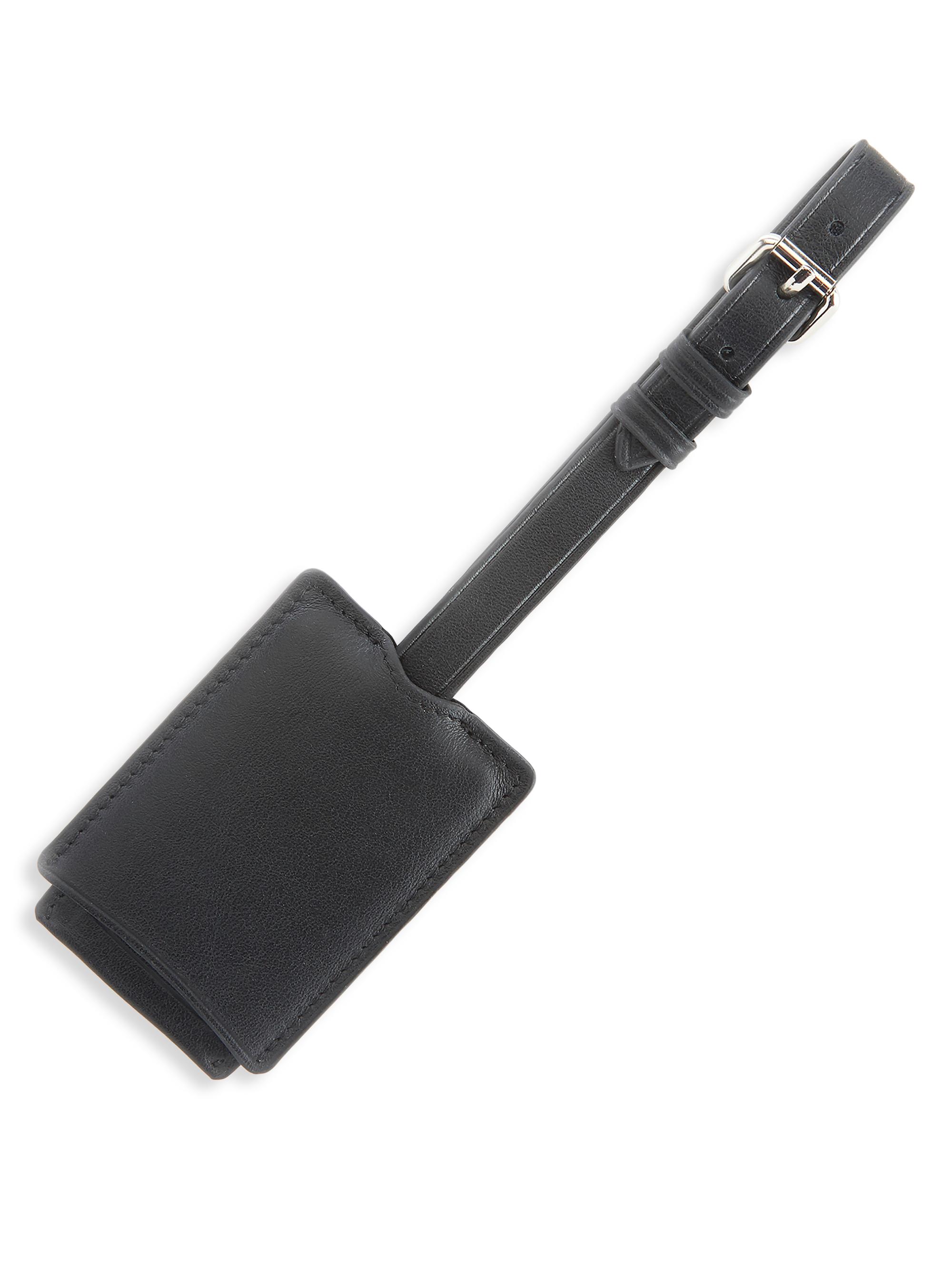 Royce New York Leather Luggage Tag - Tan