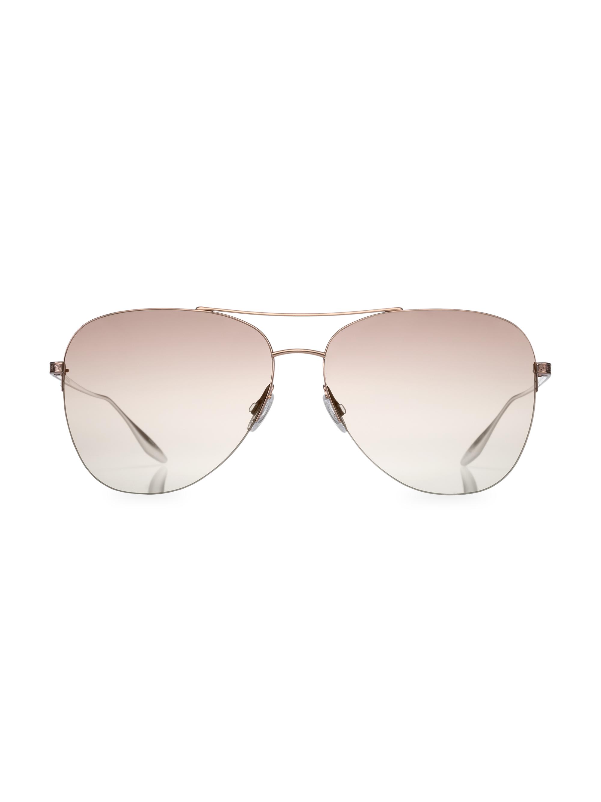 Barton Perreira Women's 62MM Aviator Sunglasses - Rose