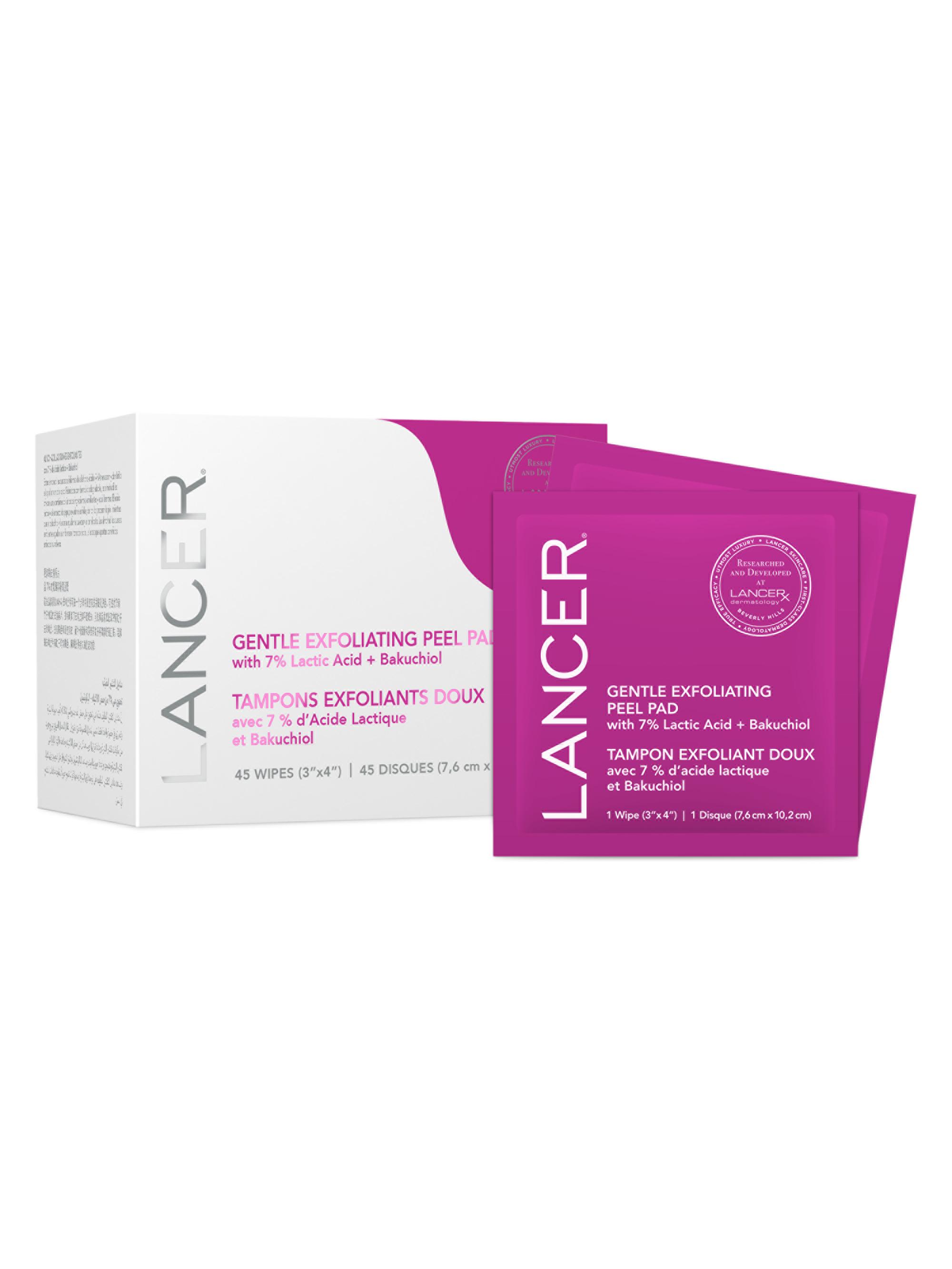 Lancer Women's Gentle Exfoliating Peel Pad