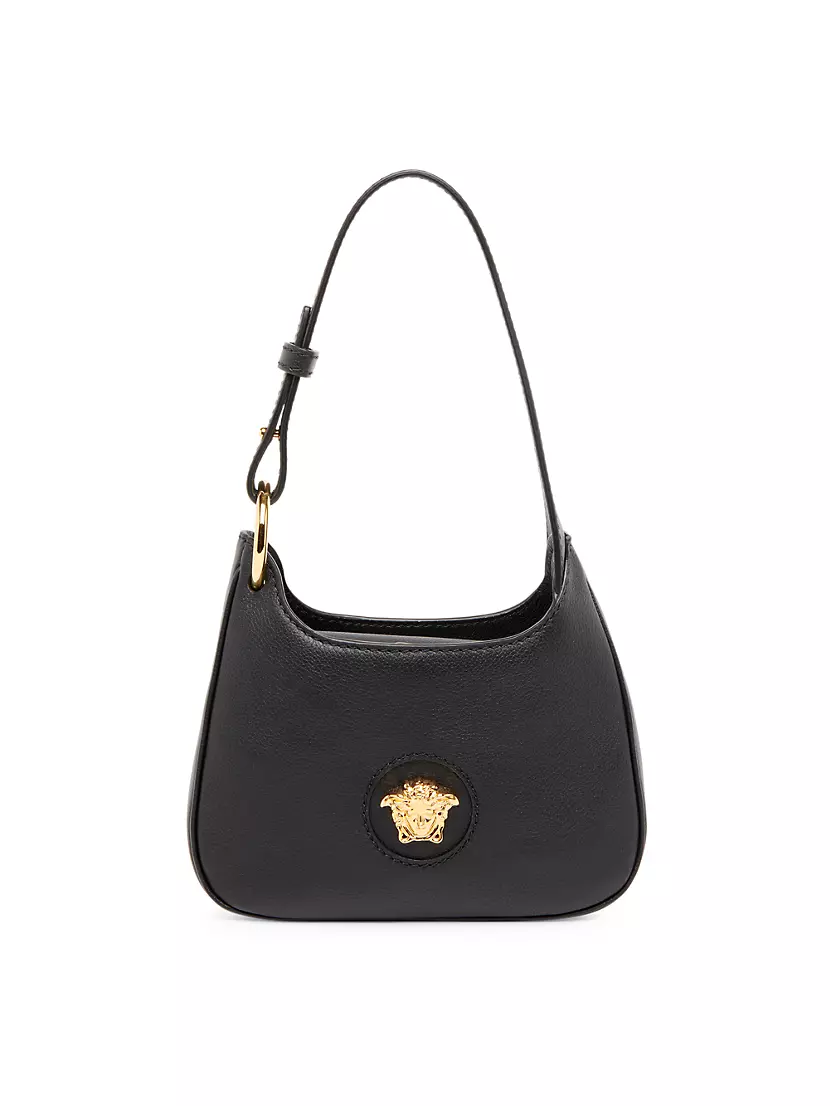 Versace Nude Calf Leather Small Hobo Shoulder Bag – AUMI 4