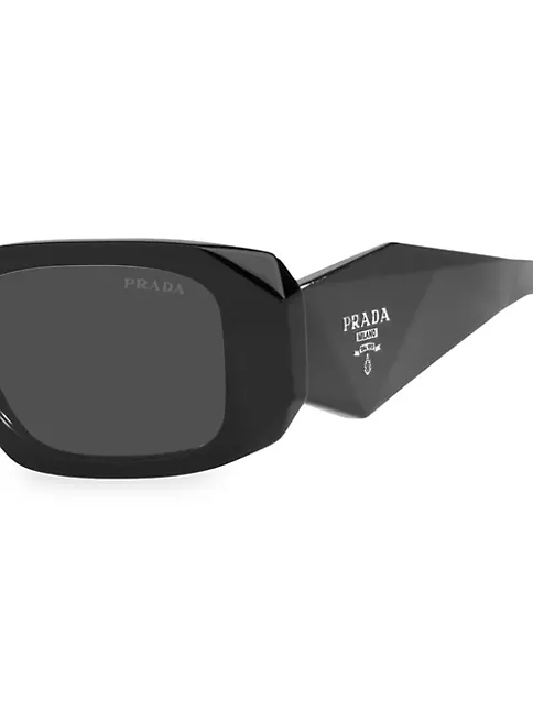 Shop Prada 51MM Rectangular Sunglasses
