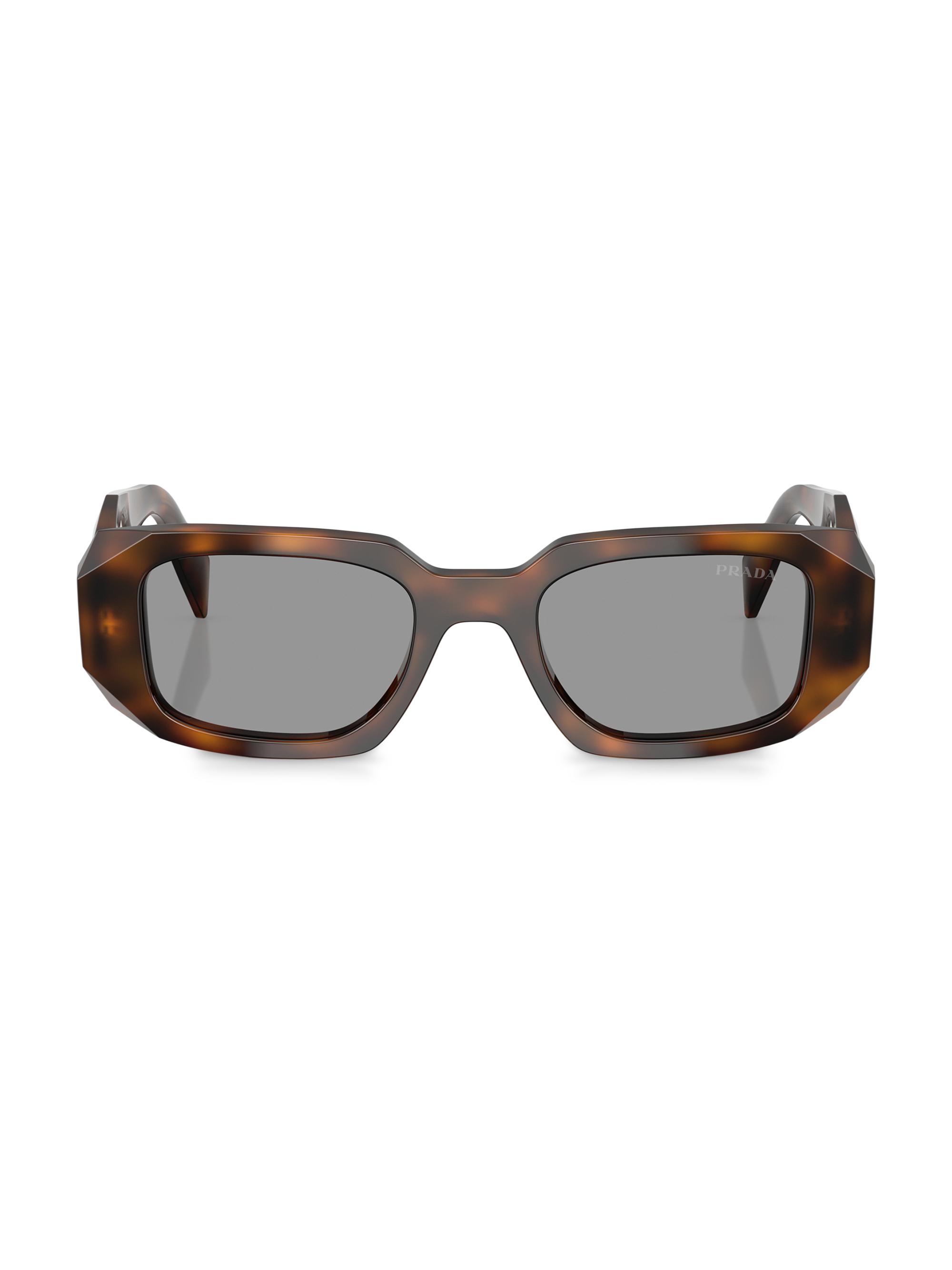 Prada 49MM Rectangle Sunglasses | Saks Fifth Avenue