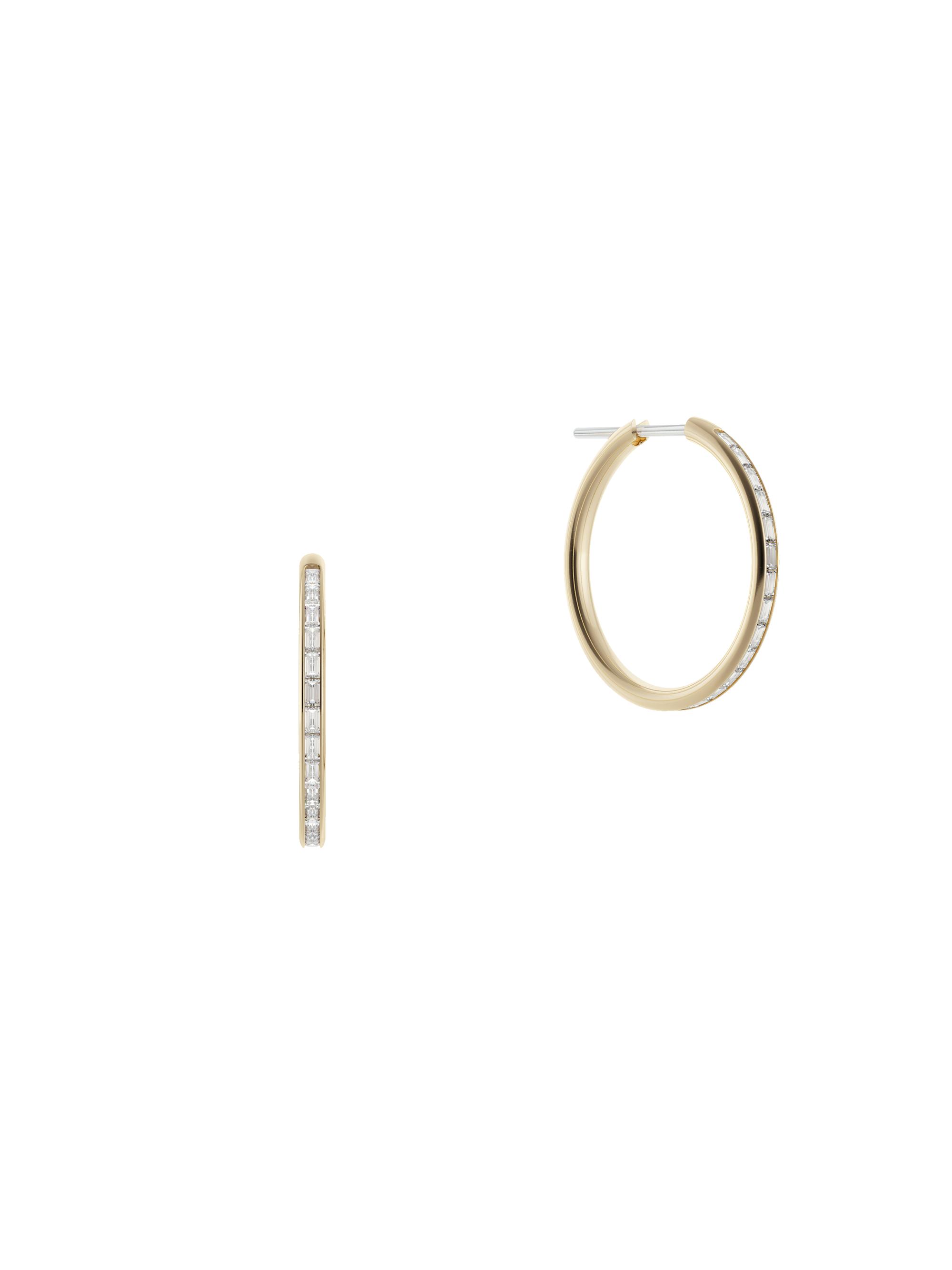 Spinelli Kilcollin Women's 18K Yellow Gold & Diamond Baguette Hoop Earrings - Yellow Gold
