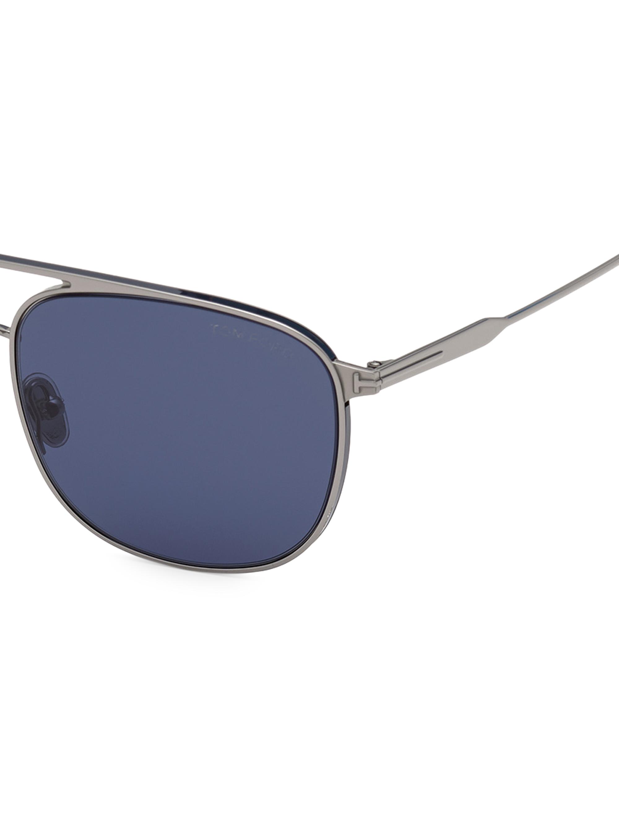 TOM FORD Jake 56MM Navigator Sunglasses | Saks Fifth Avenue