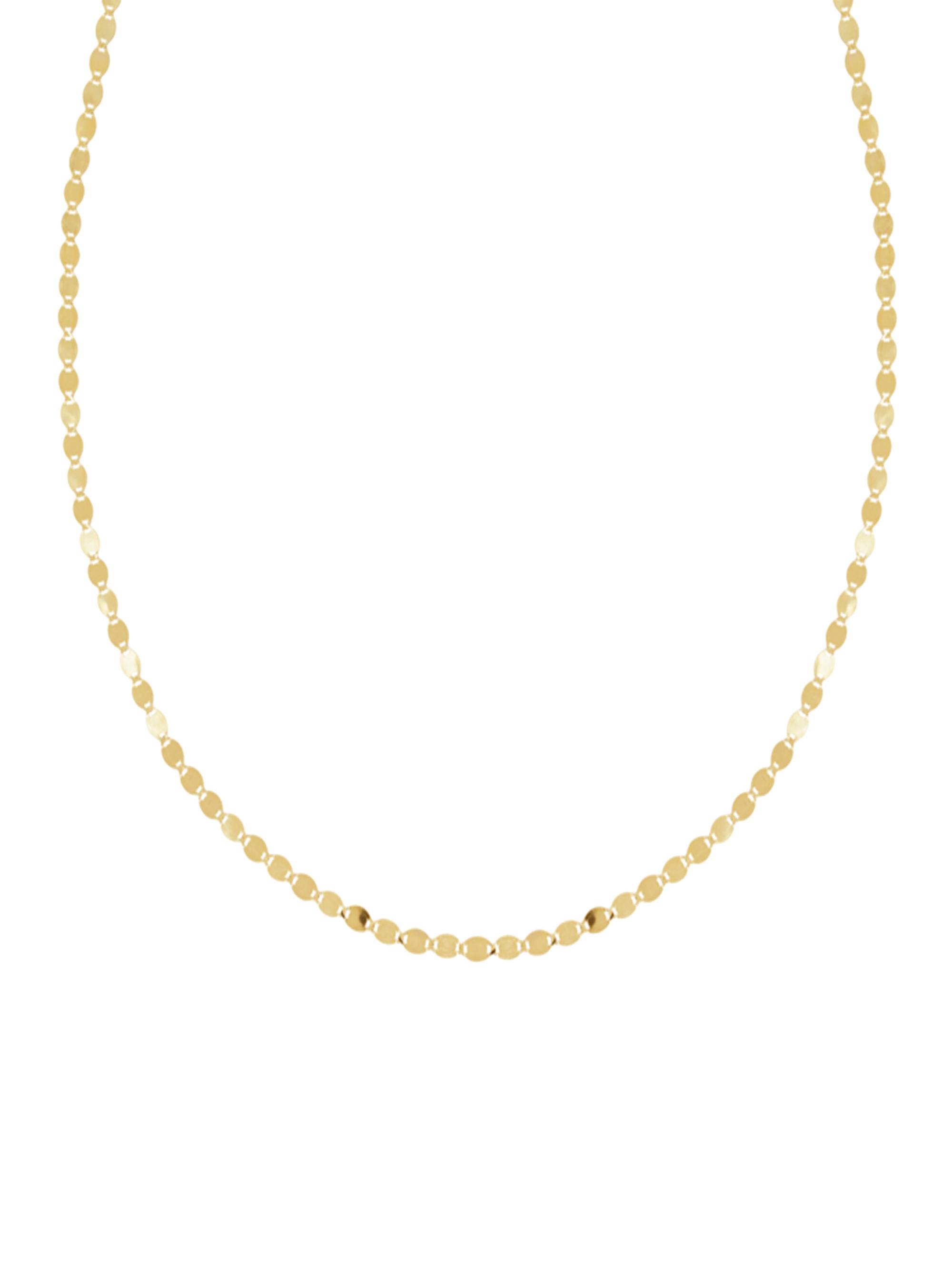 Lana Women's Nude 14K Yellow Gold Chain Choker Necklace - Yellow Gold