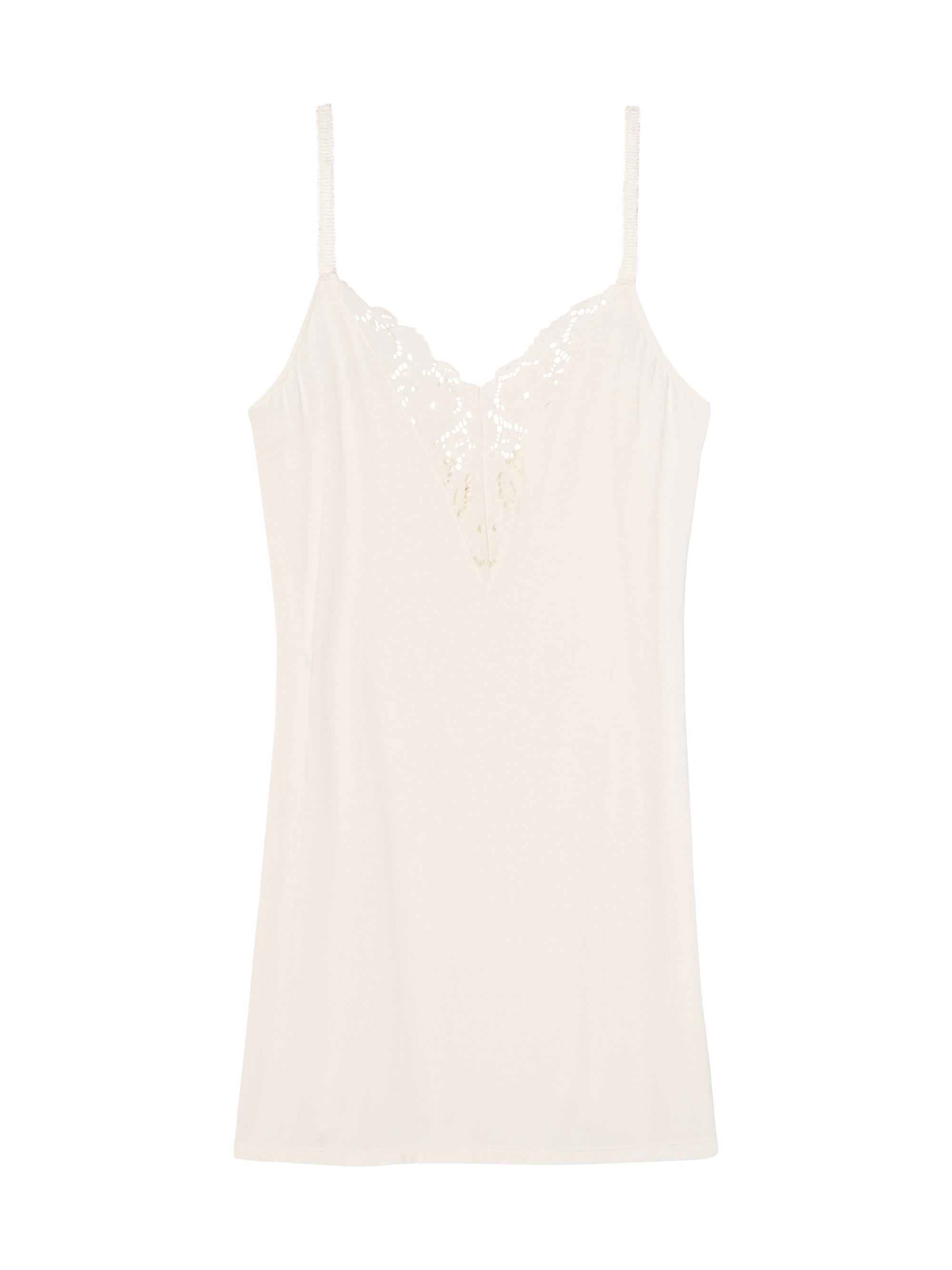 Eberjey Women's Naya Double Lace Inset Chemise -