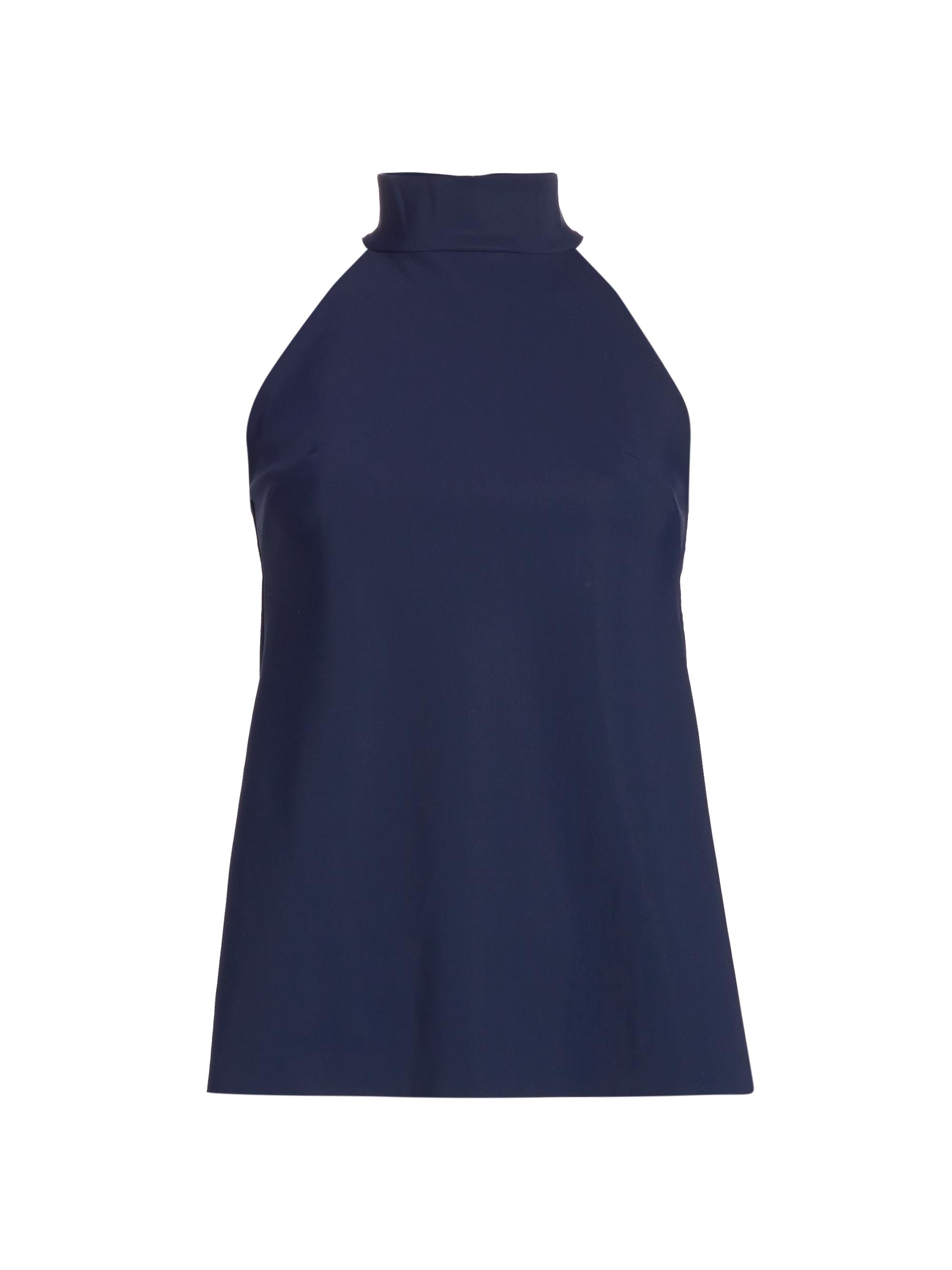 Chiara Boni La Petite Robe Women's Tiffy Halter Blouse - Navy