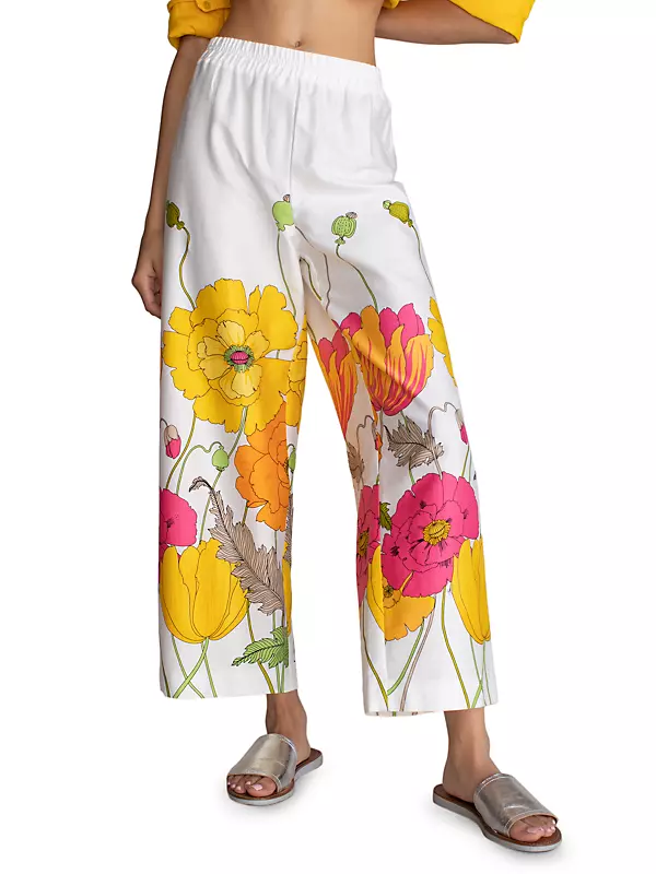 Statue Floral Straight Pants