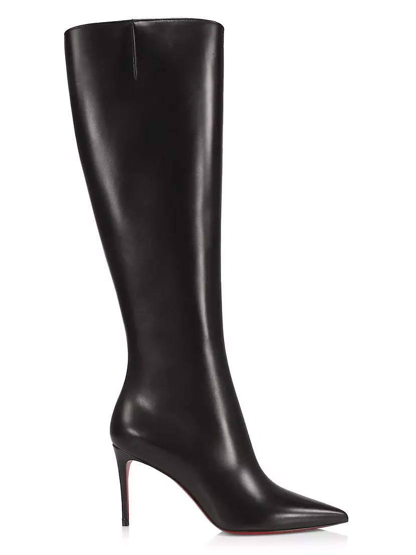 Christian Louboutin Santia Botta Leather Knee-High Boots from