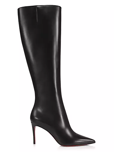 Eleonor Botta - 85 mm Boots - Calf leather - Black - Christian