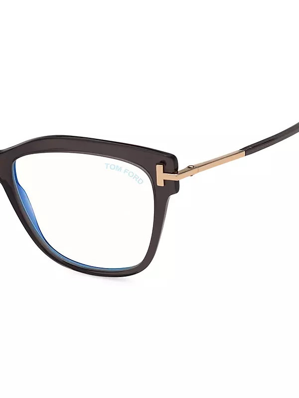 54MM Square Blue Block Optical Glasses