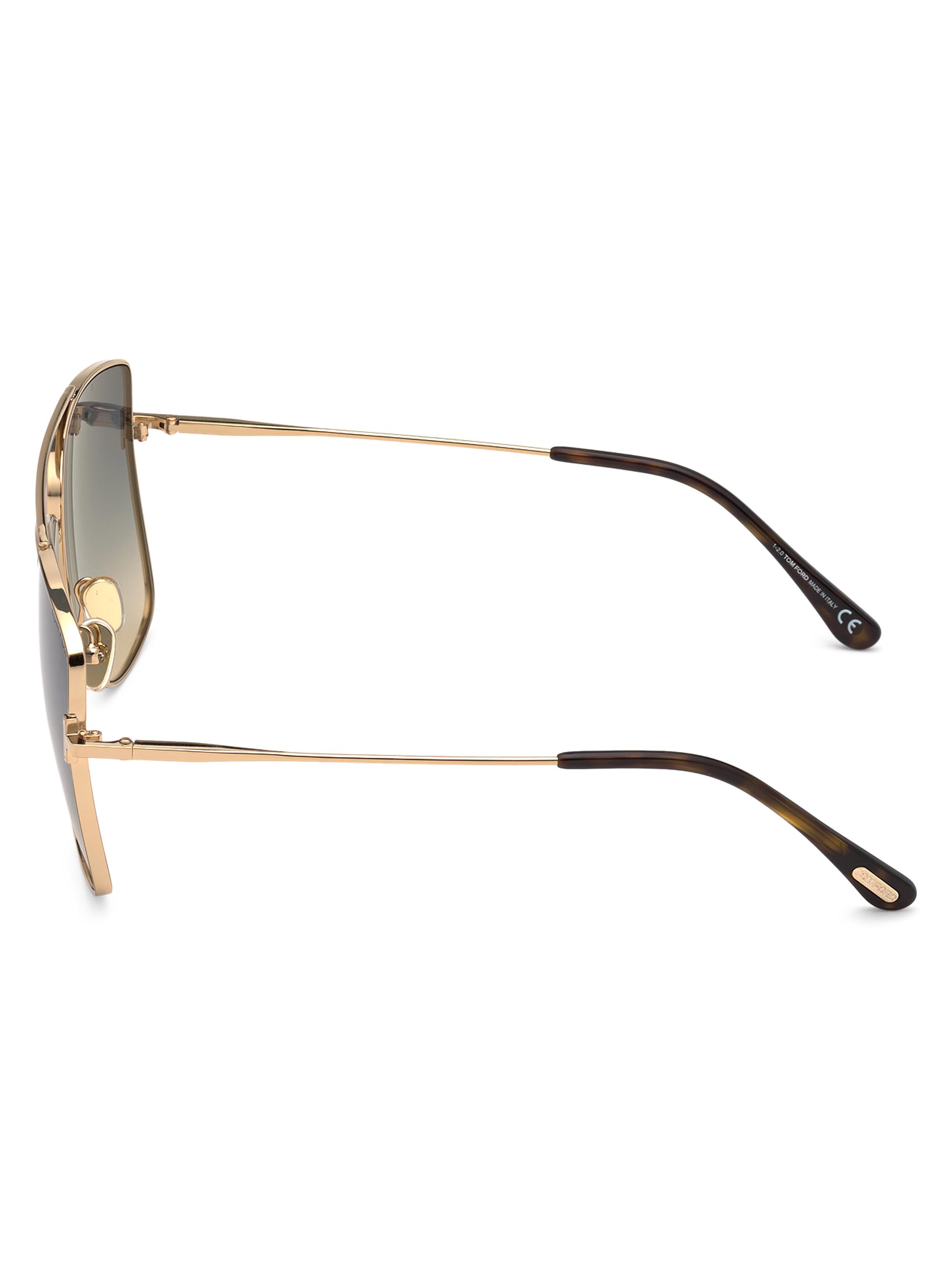 TOM FORD Reggie 61MM Navigator Sunglasses | Saks Fifth Avenue