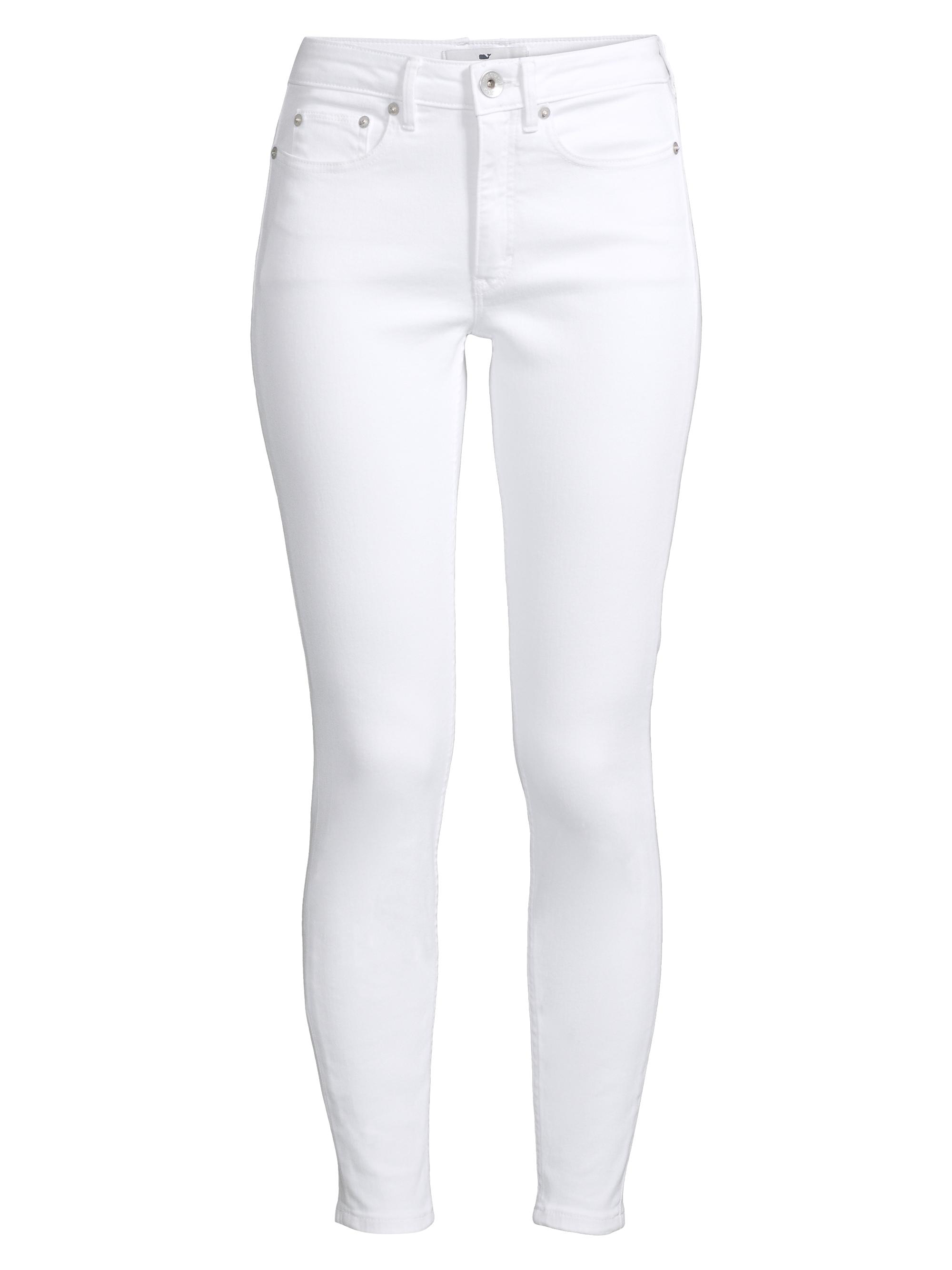Vineyard Vines Women's Jamie High-Rise Stretch Skinny Jeans - White Cap