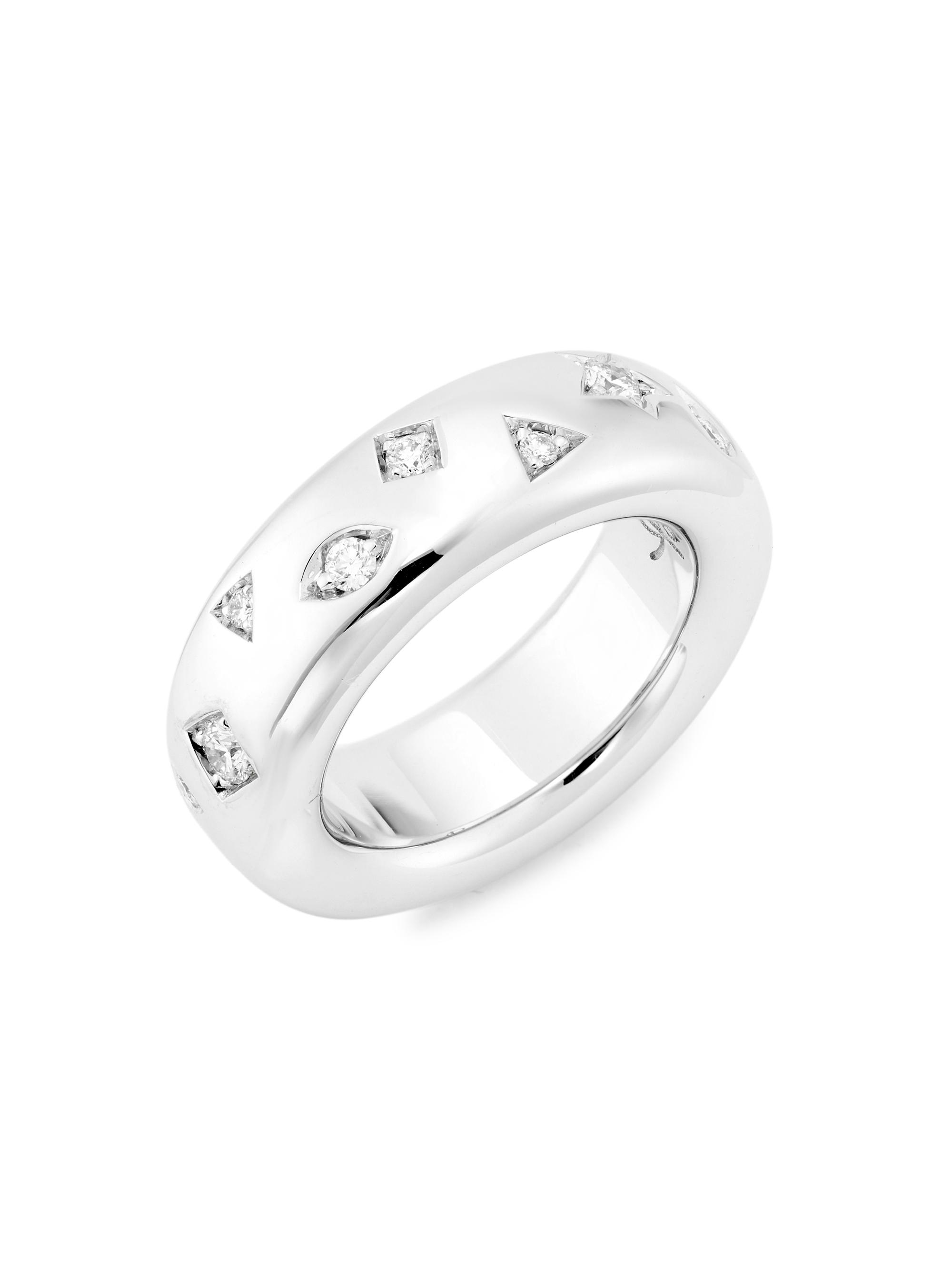 Pomellato Women's Iconica 18K White Gold & Diamond Ring