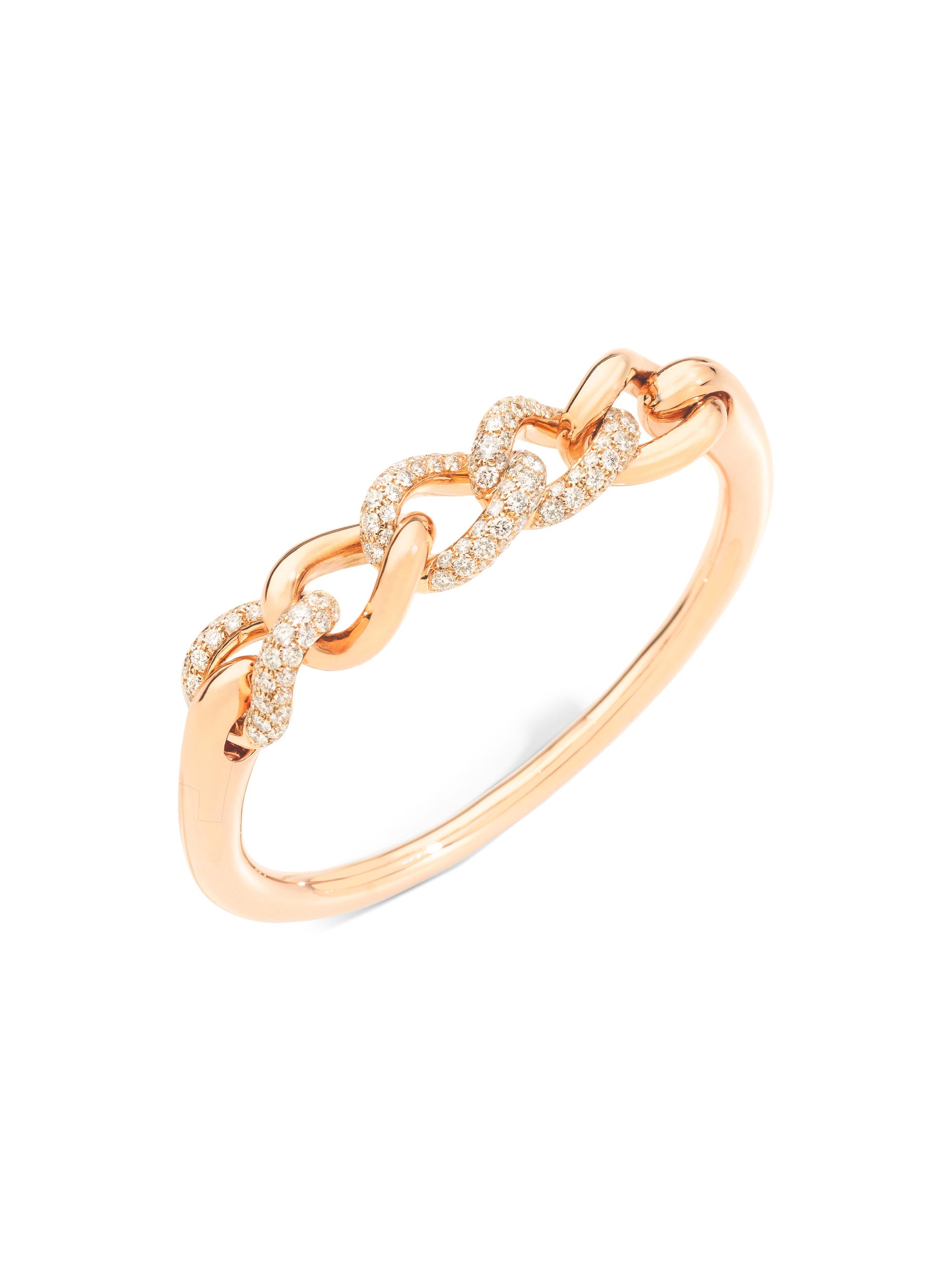 Pomellato Women's Catene 18K Rose Gold & Diamond Bangle - Rose Gold