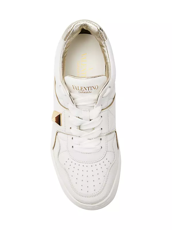 One Stud Leather Sneakers