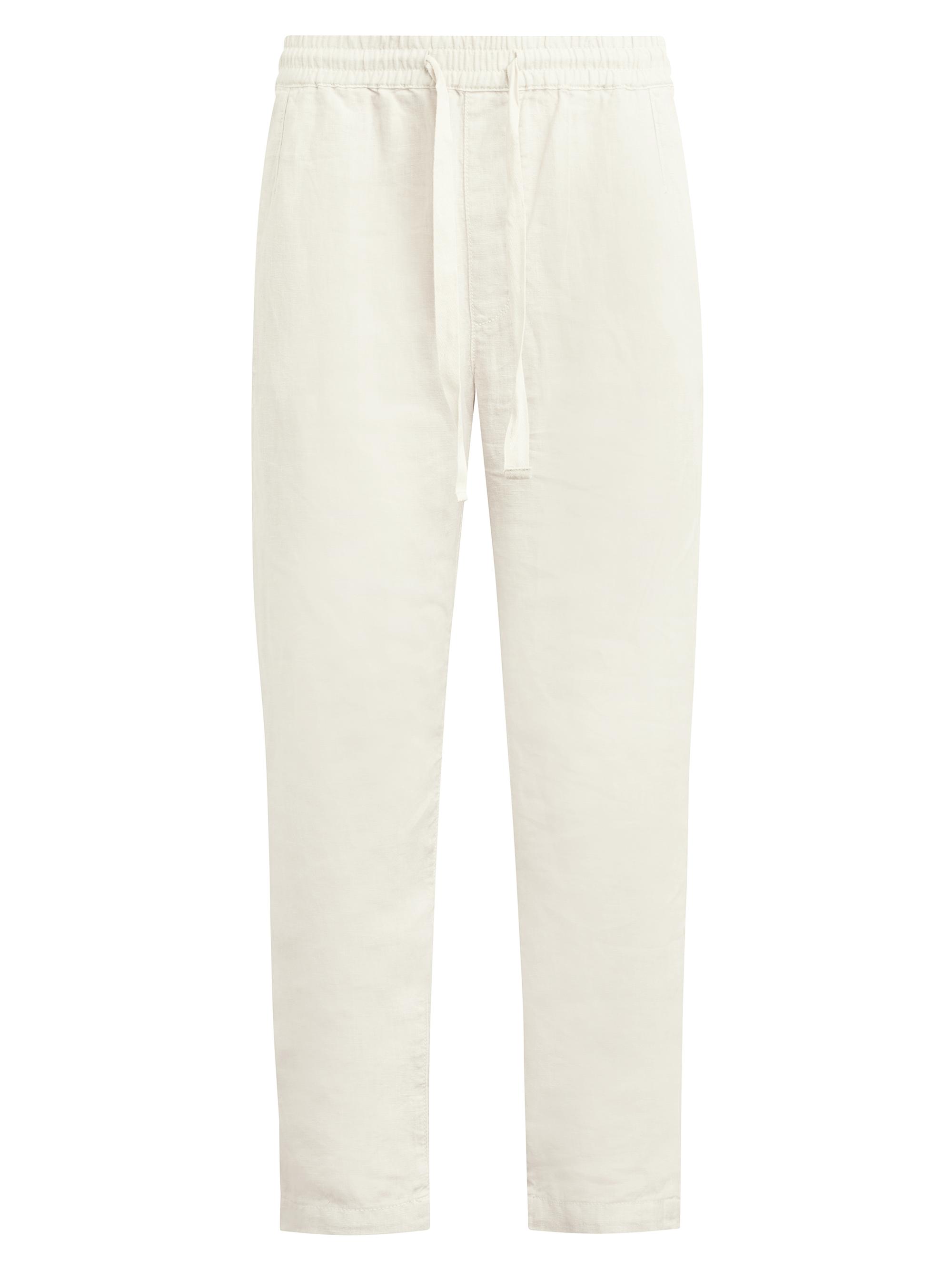 Joe's Jeans Men's Drawstring Linen Pants - White Sands