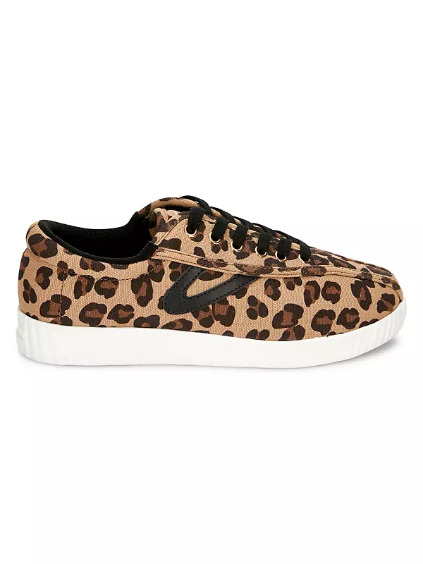 Nylite Plus Leopard Canvas Sneakers